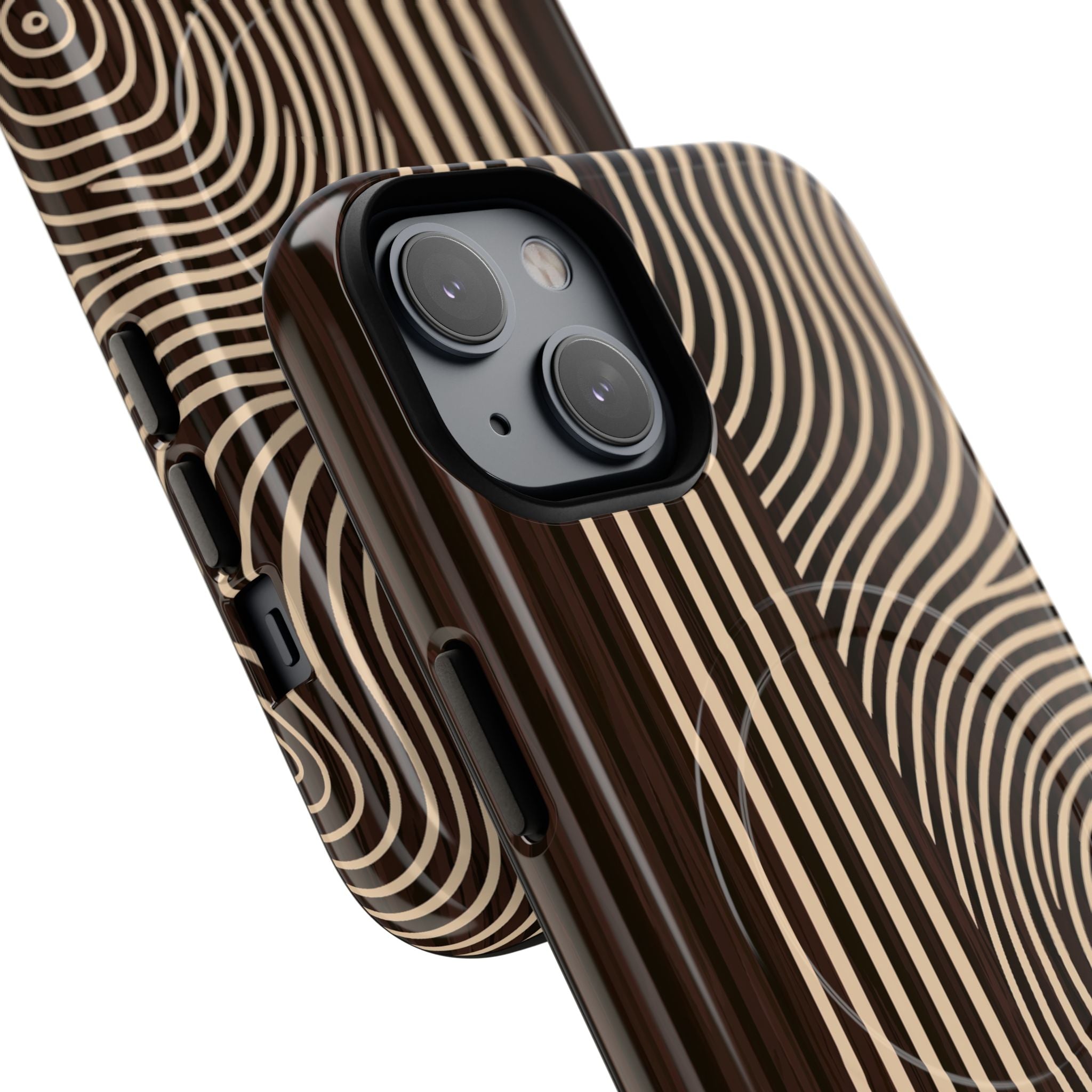 Brown Tough 2.0 Magsafe Phone Case for iPhone - Espresso Sand Ridge
