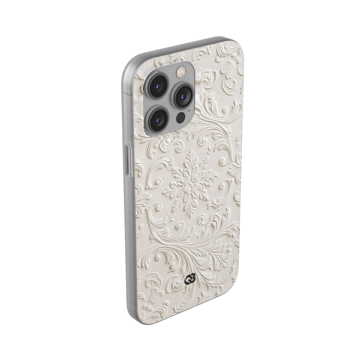Sculpted Acanthus Relief · Lite Phone Case for iPhone · White