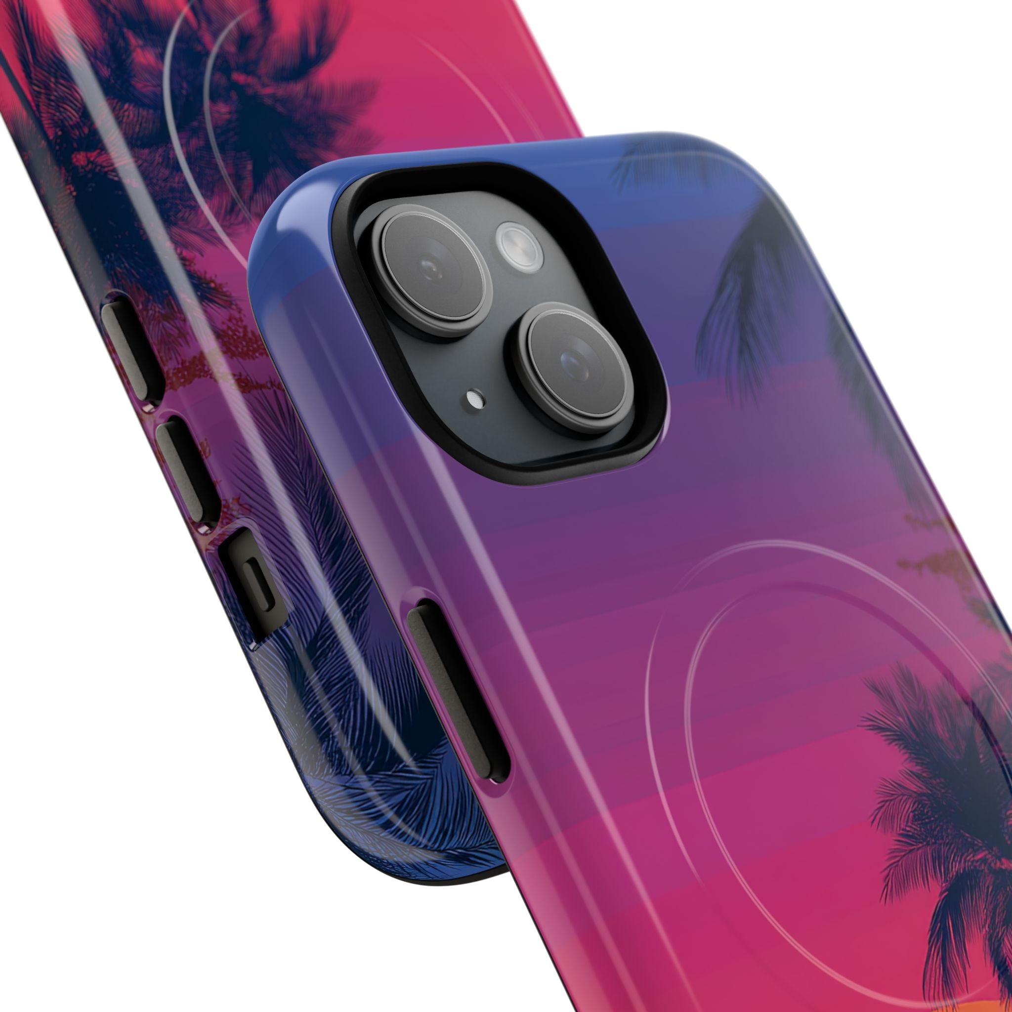 Neon Horizon Palms · Tough+ Telefoncover til iPhone · Magsafe