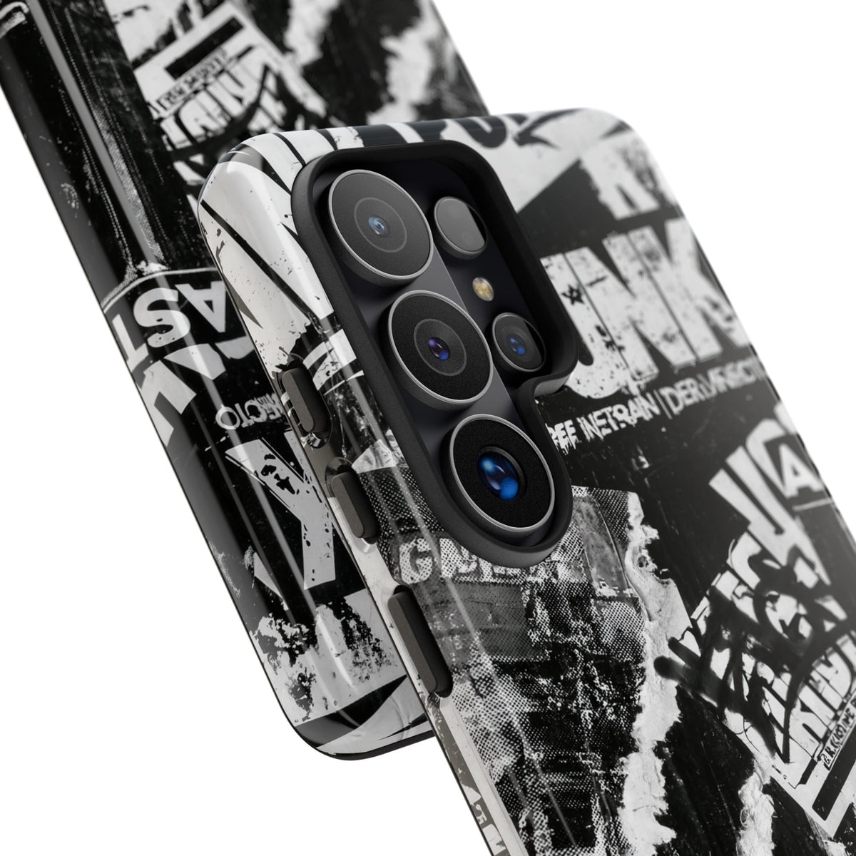 Underground Punk Collage · Tough Phone Case for Samsung · Black
