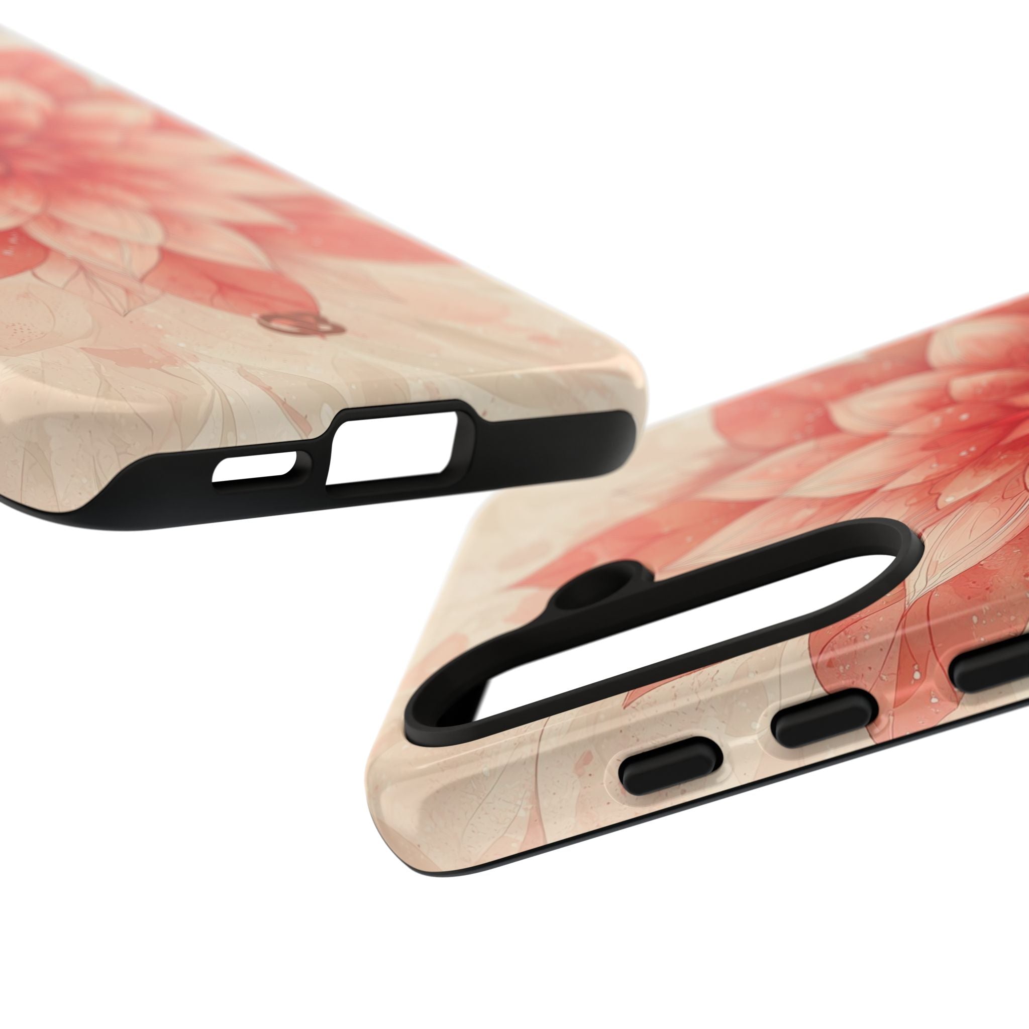 Coral Layered Bloom · Tough Handyhülle für Samsung