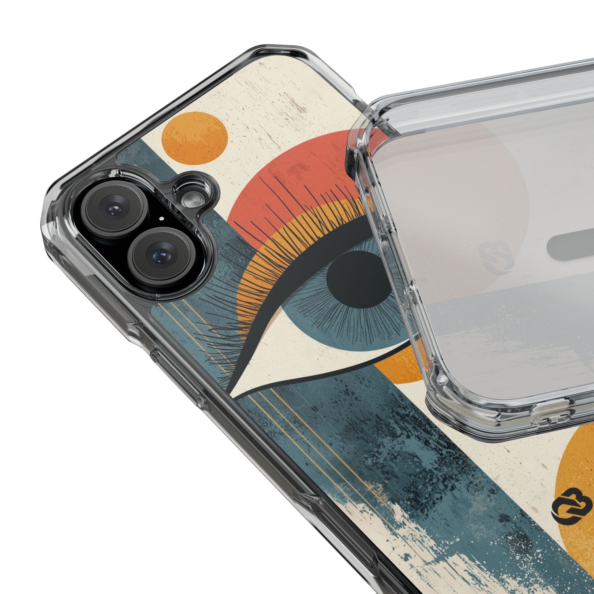 Distressed Azure Ocular · Impact Phone Case for iPhone · Magsafe