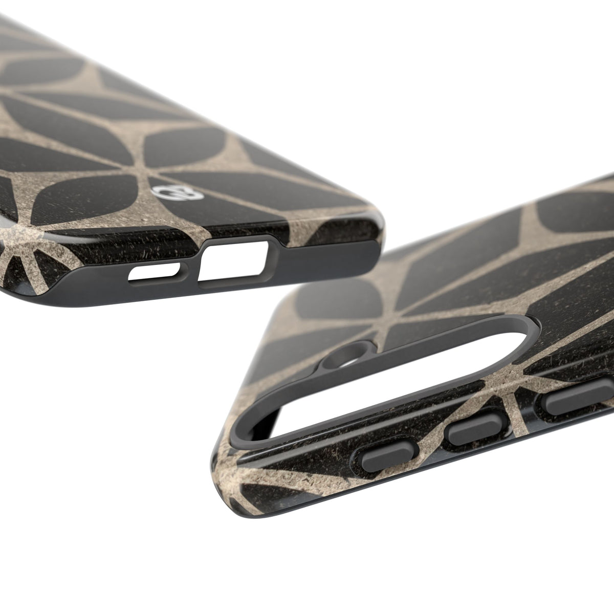 Concrete Mosaic Star · Tough Phone Case for Samsung · Black