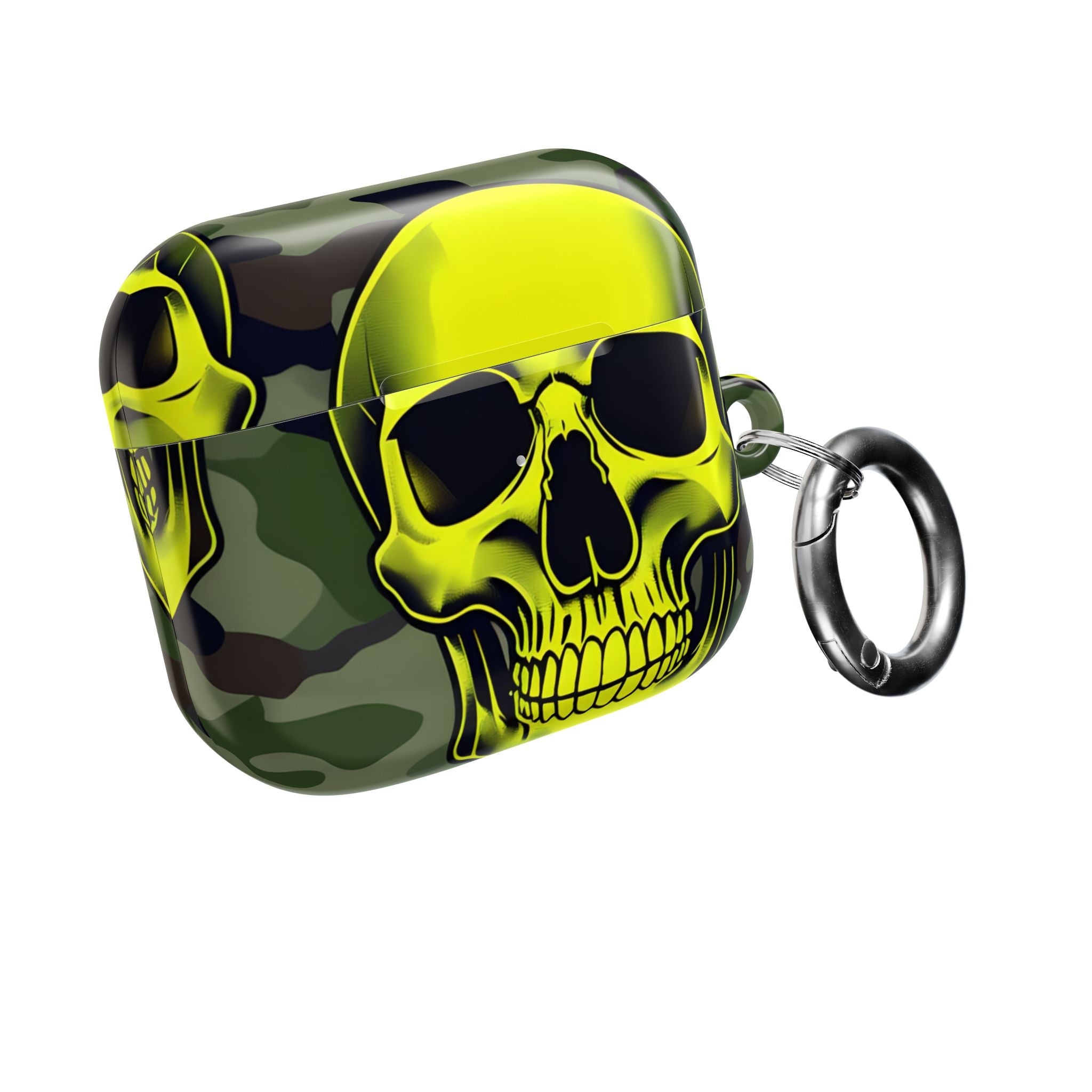 Neon Skull Camo - AirPods Case