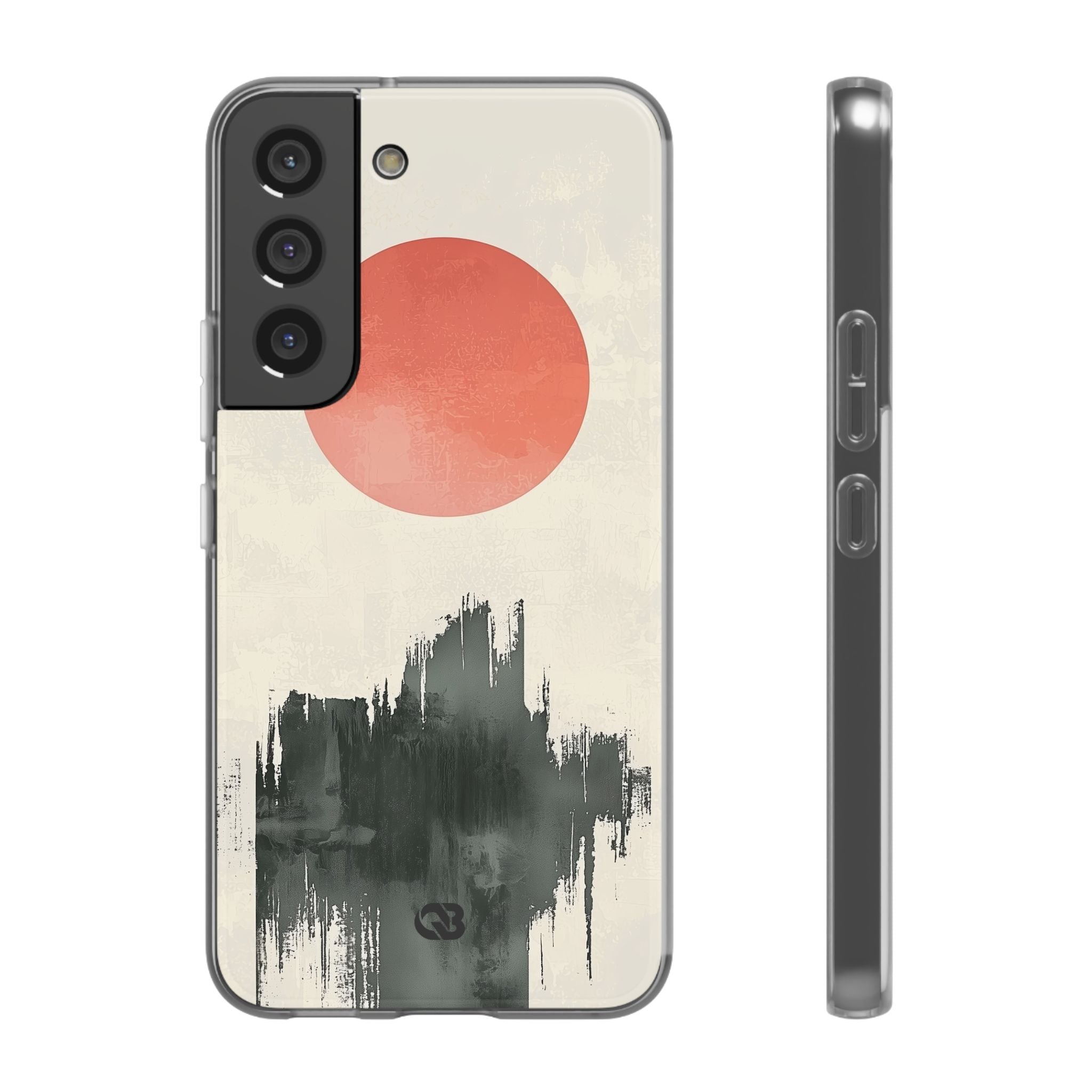 Crimson Sun Strokes · Soft Phone Case for Samsung