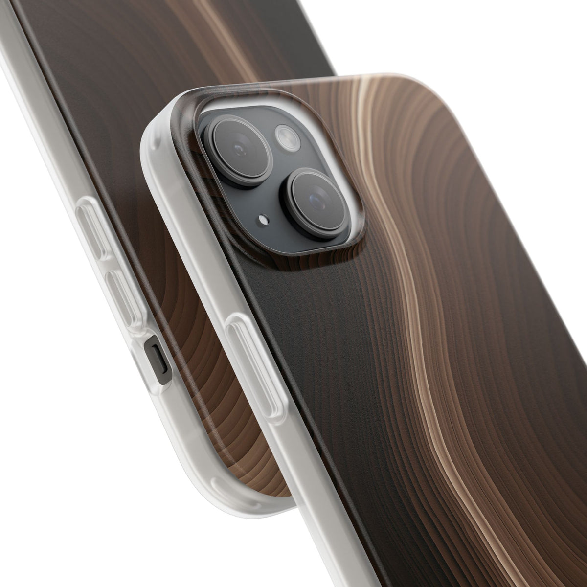Umber Strata · Lite Phone Case for iPhone · Brown