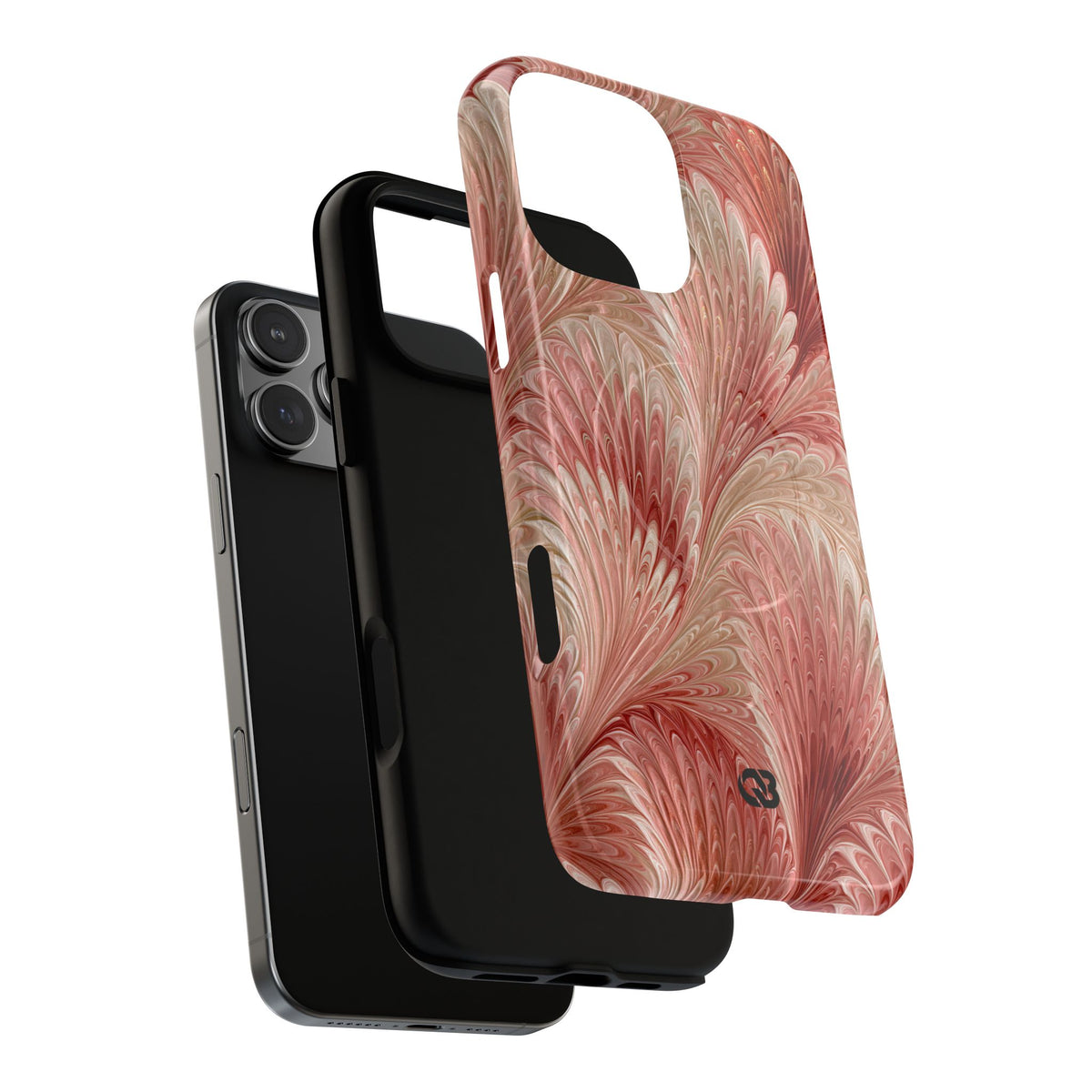 Blush Petal Plume · Tough 2.0 Magnetic Phone Case for iPhone · Pink