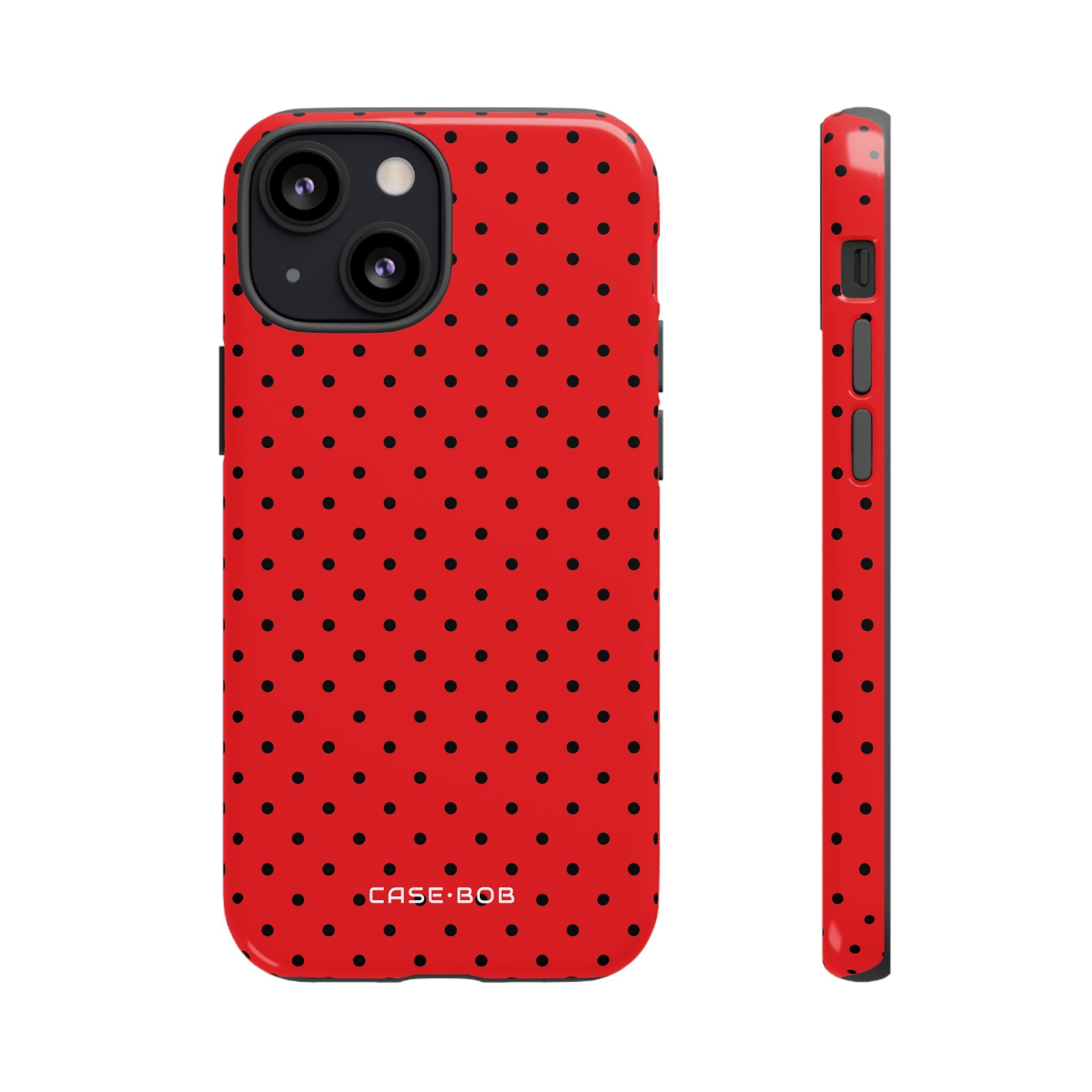 Crimson Punktmatrix iPhone 13 Mini Case - Tough