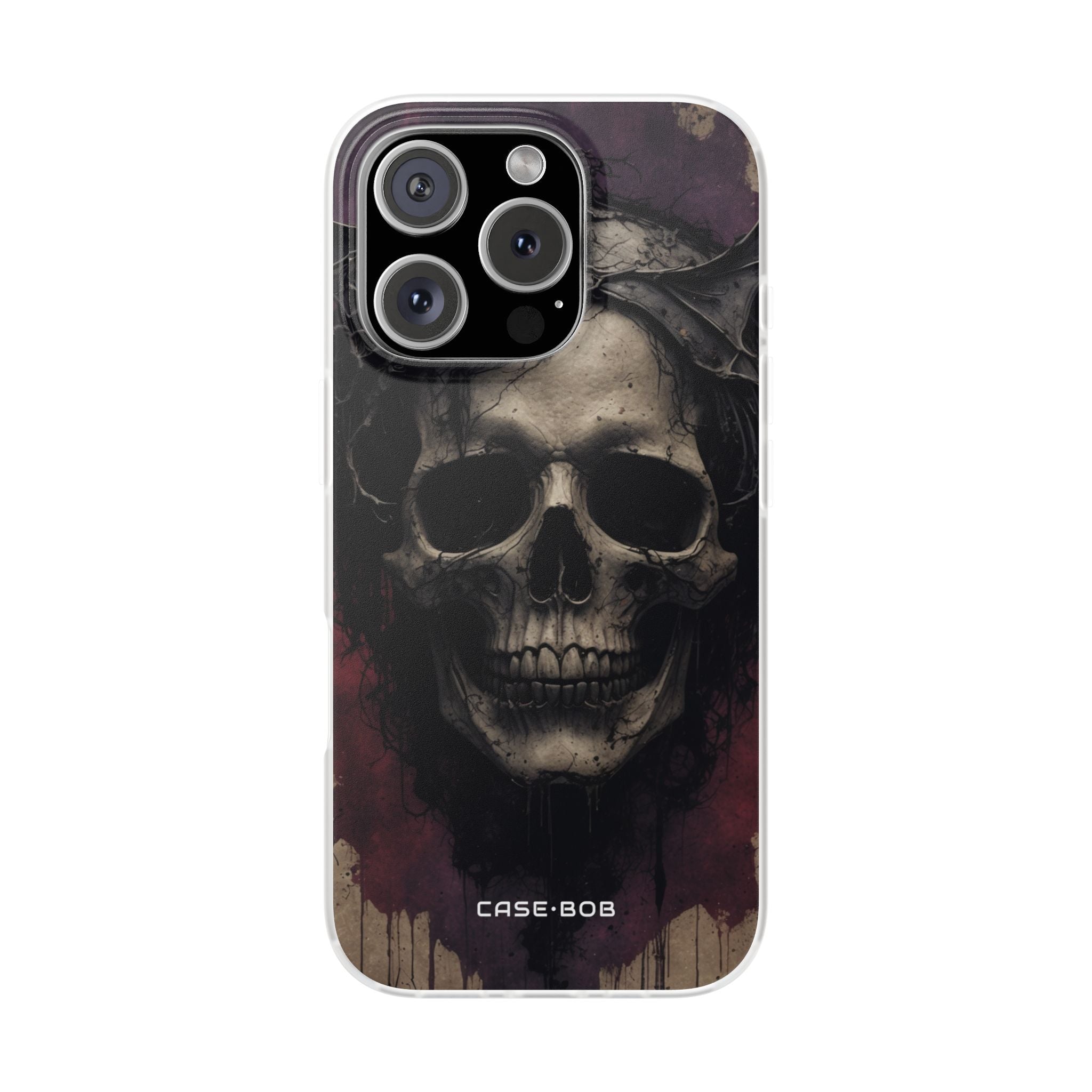 Gothic Skull Crown iPhone 16 Pro Skal - Mjukt