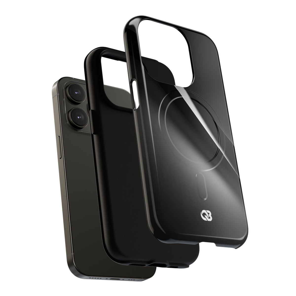 Obsidian Ridge · Tough 2.0 Magnetic Phone Case for iPhone · Black