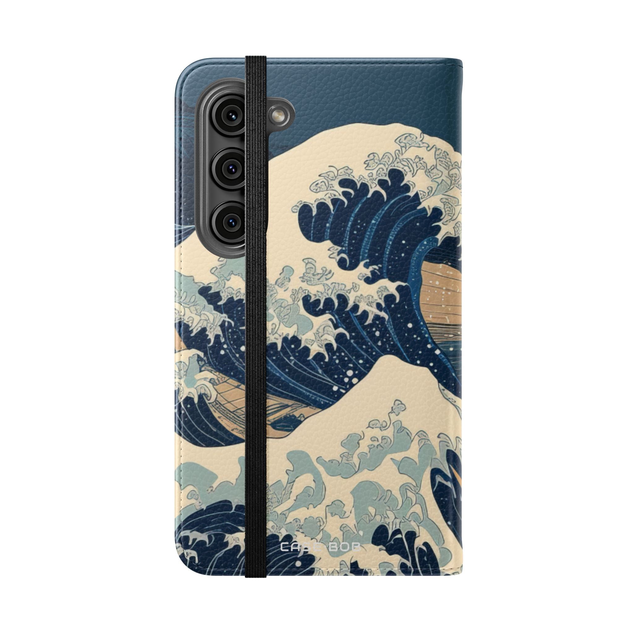Cresting Navy Wave - Samsung S23 Case - Wallet