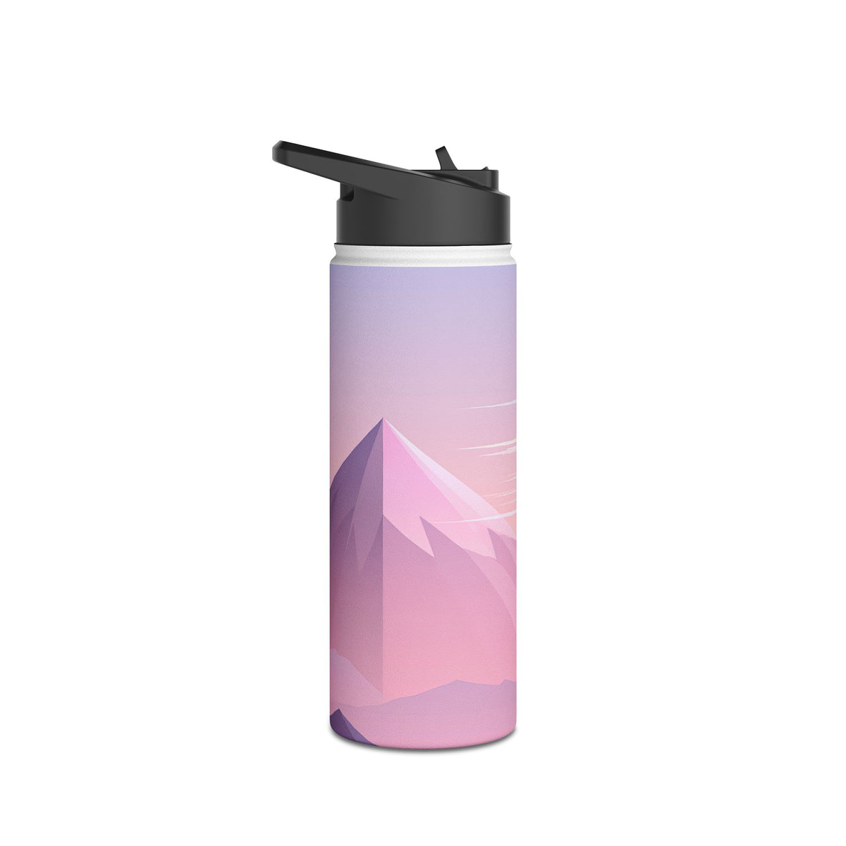 Alpine Twilight · Insulated Water Bottle · Pink