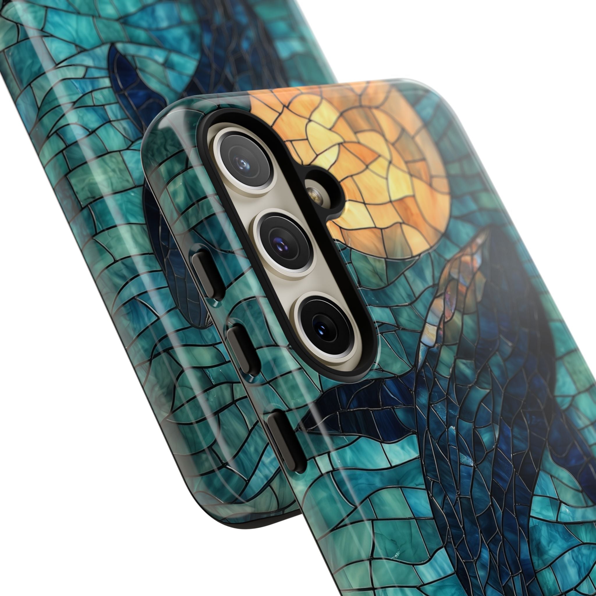 Stained Moon Whale · Tough Coque de téléphone pour Samsung