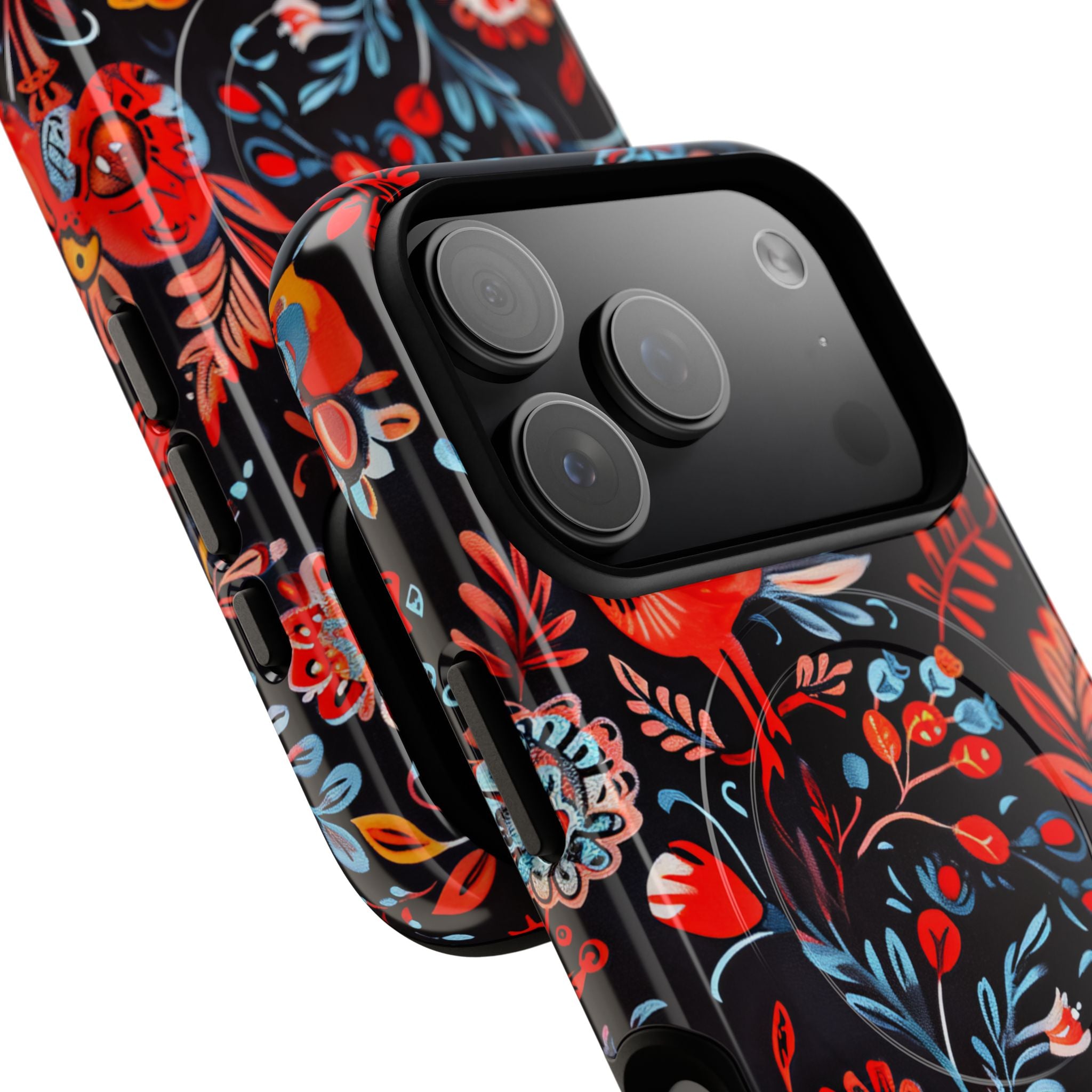 Vivid Birdscape iPhone 17 Pro Case - Tough+ - CASE•BOB