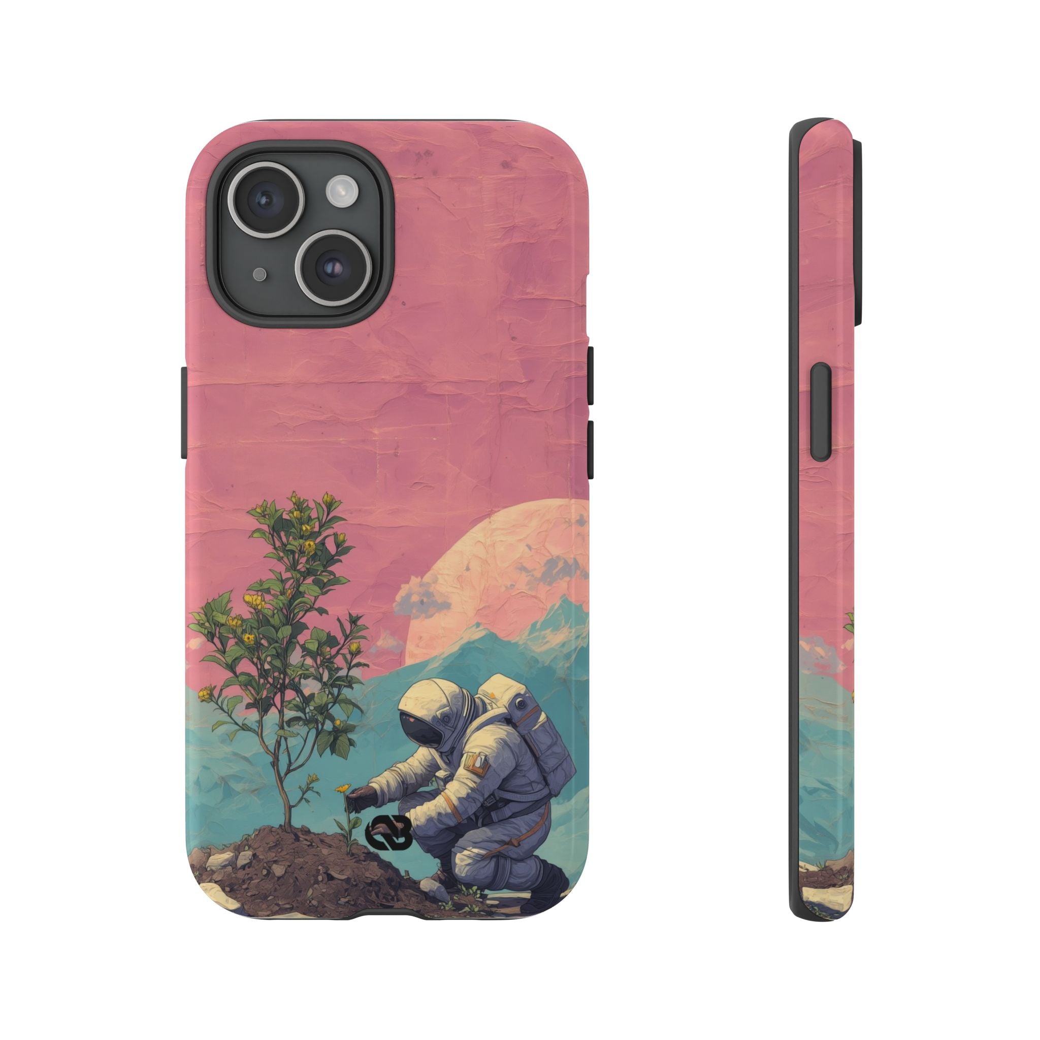 Lunar Pastel Bloom · Coque de téléphone Tough pour iPhone