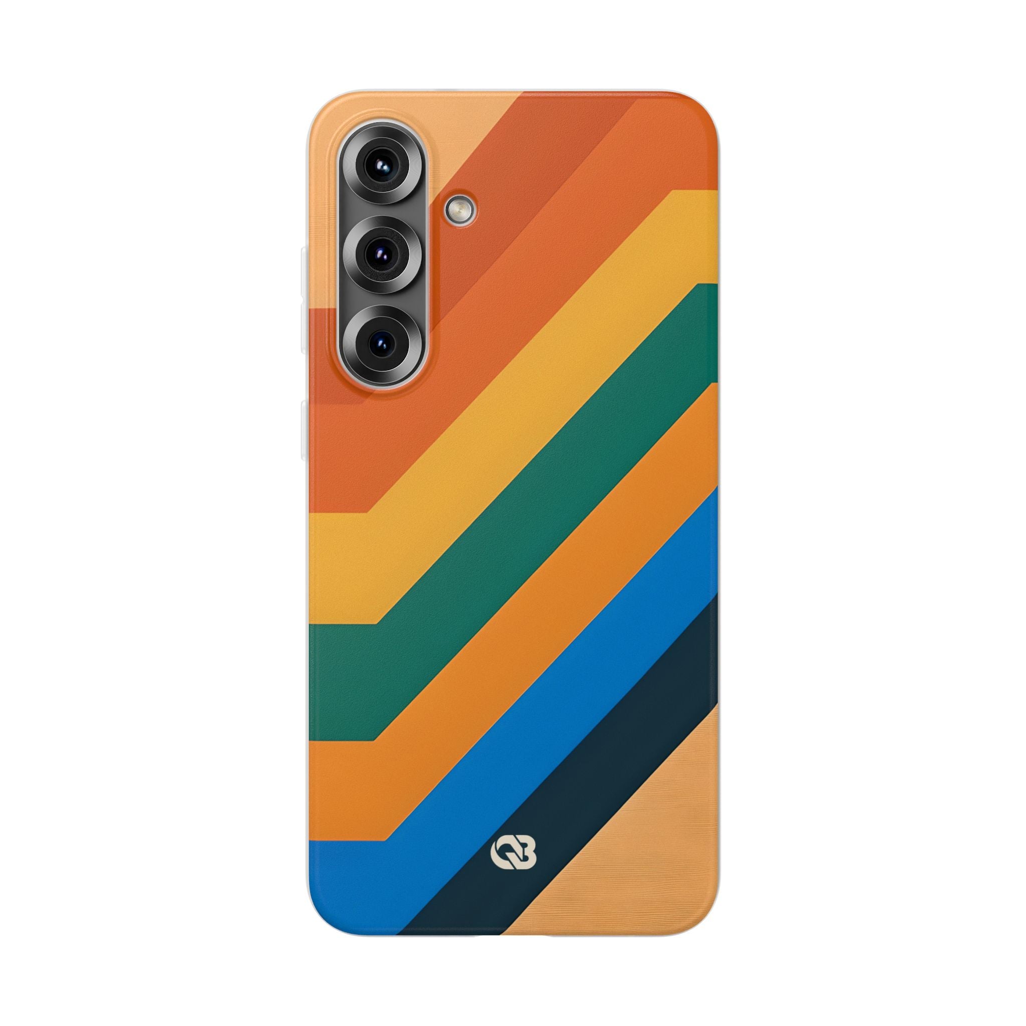 Retro Ridge Lines · Soft Phone Case for Samsung
