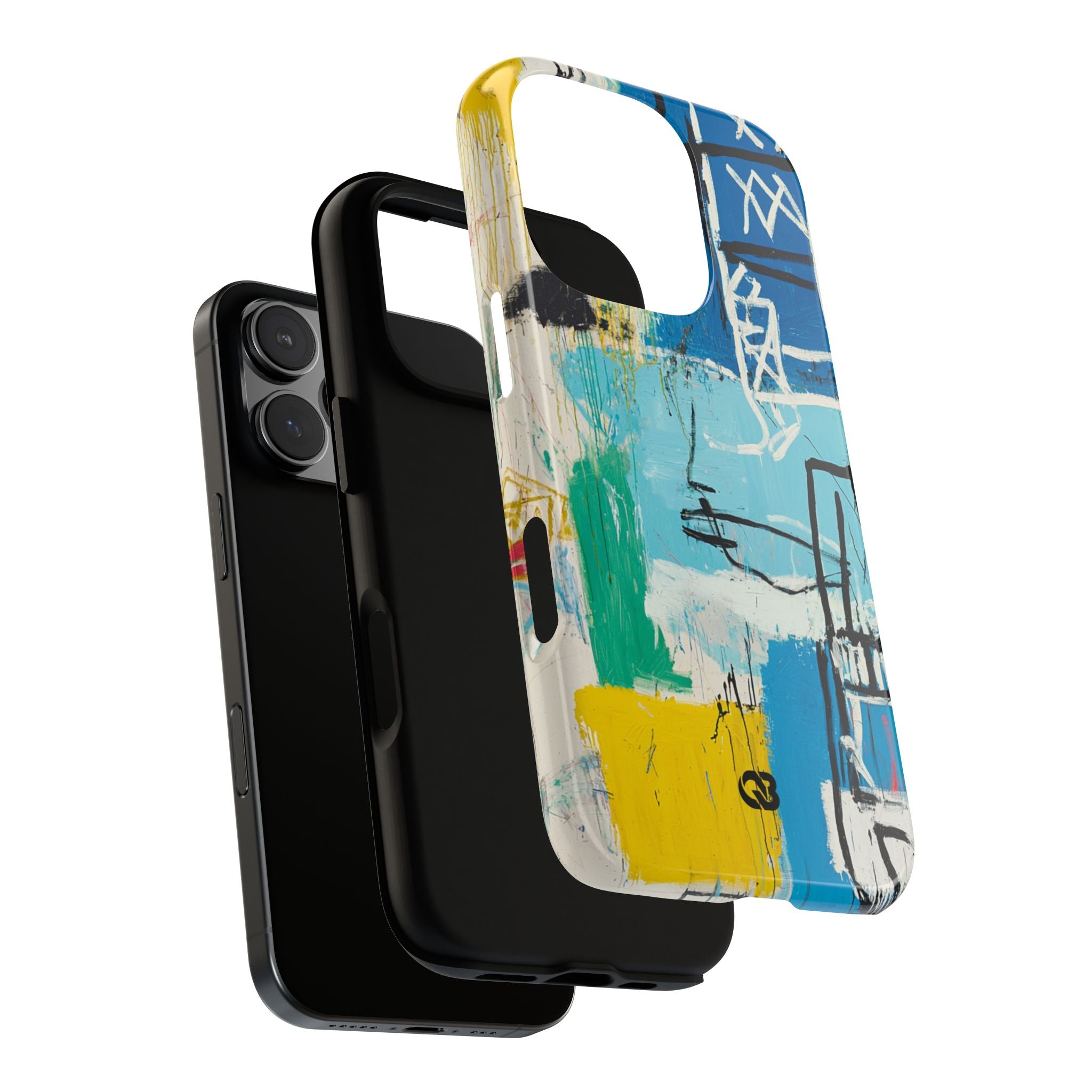 Azure Urban Scribble · Tough Phone Case for iPhone