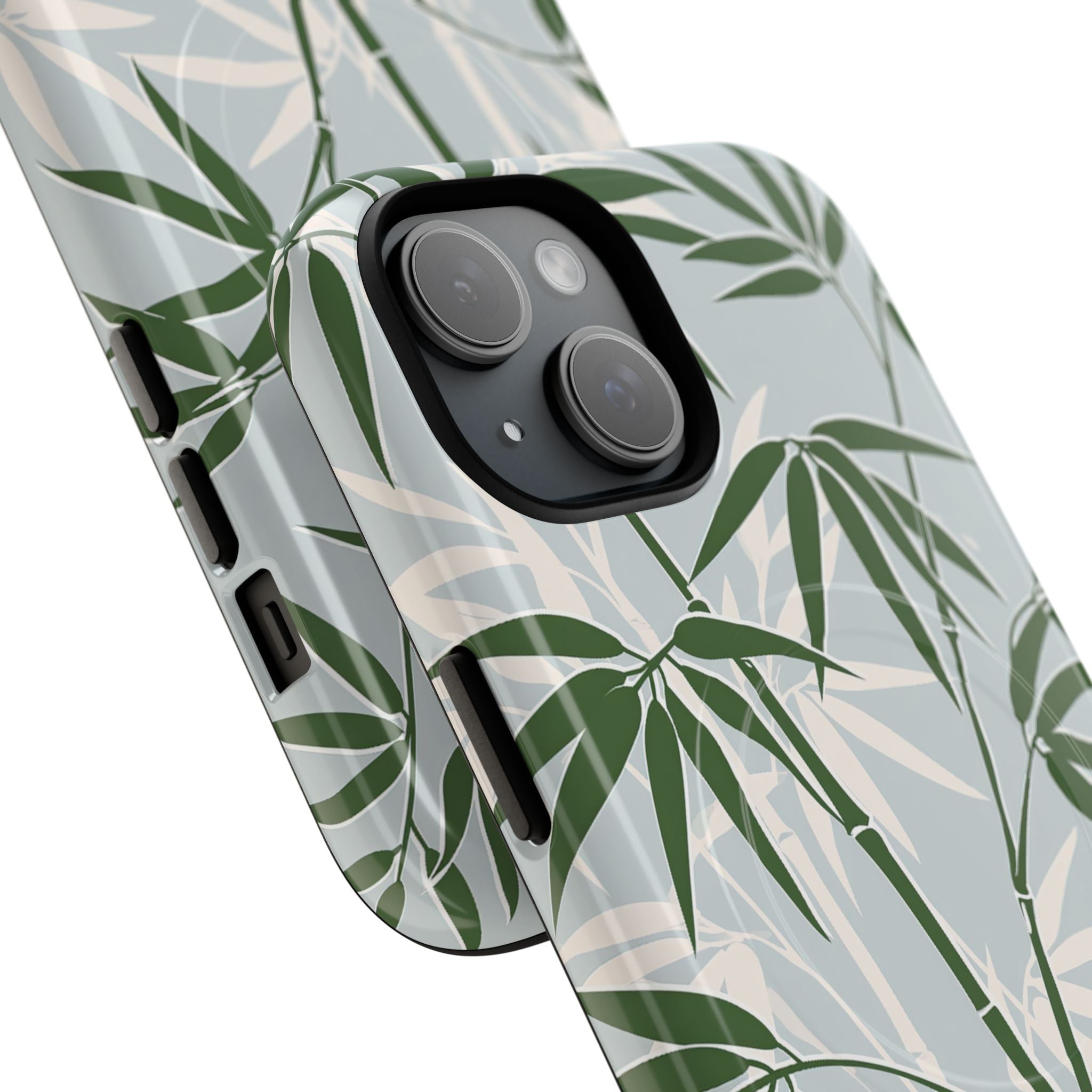 Green Tough 2.0 Magsafe Phone Case for iPhone - Kyoto Bamboo Canopy