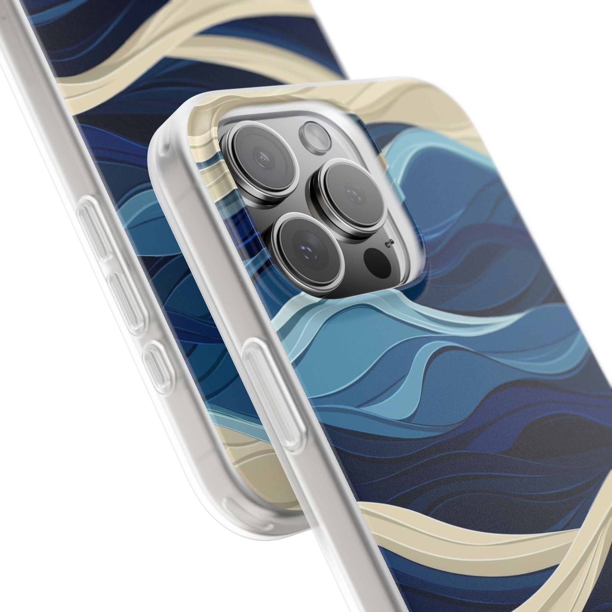 Ocean Rhythm iPhone 16 Pro Max Case - Soft