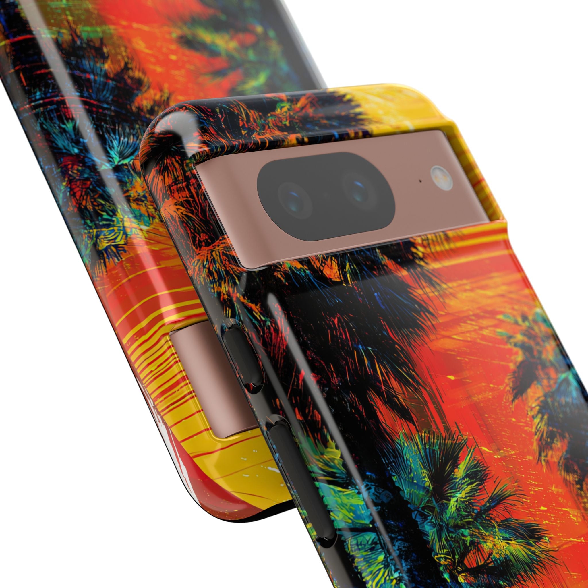 Tropical Sunburst Google Pixel 8 Case - Tough