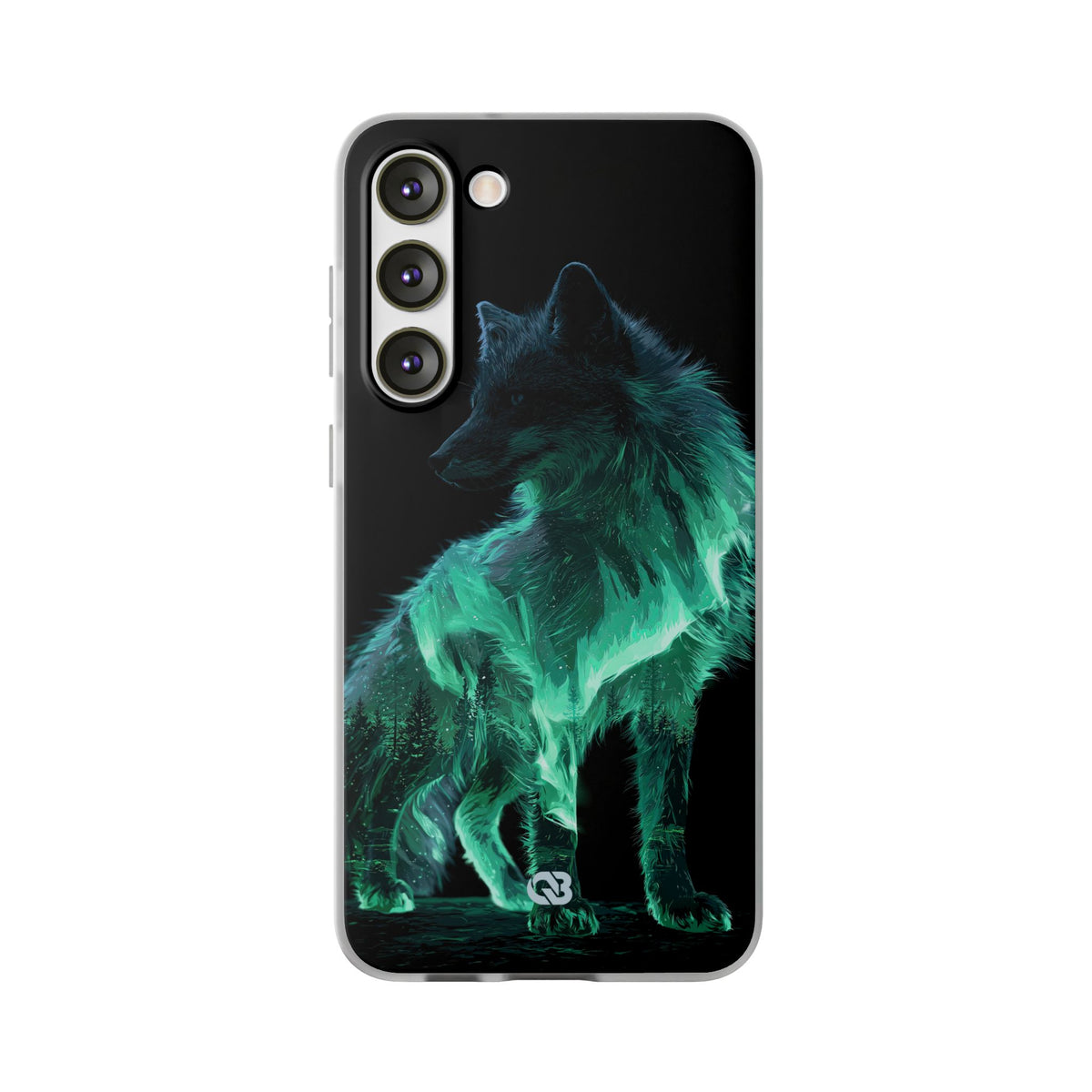 Nordic Aurora Fox · Lite Phone Case for Samsung · Teal