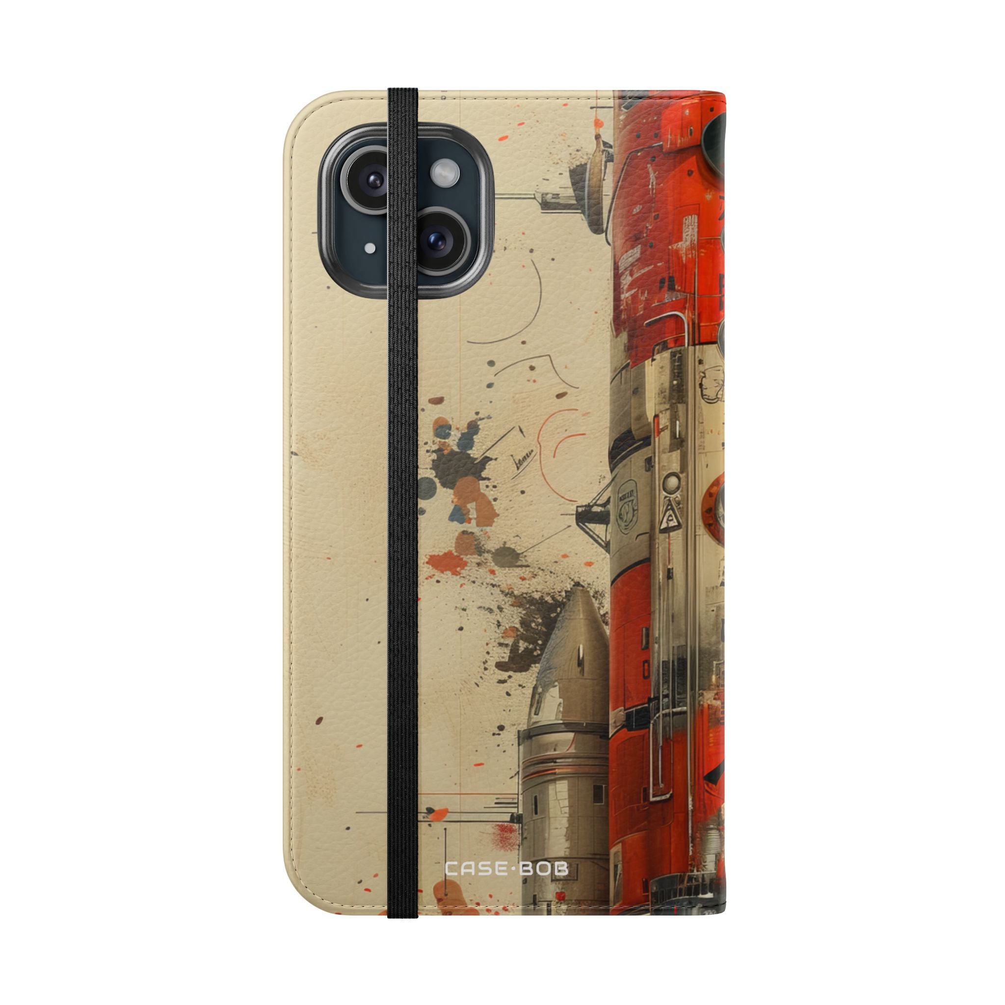 Crimson Rocket - iPhone 15 Plus Case - Wallet