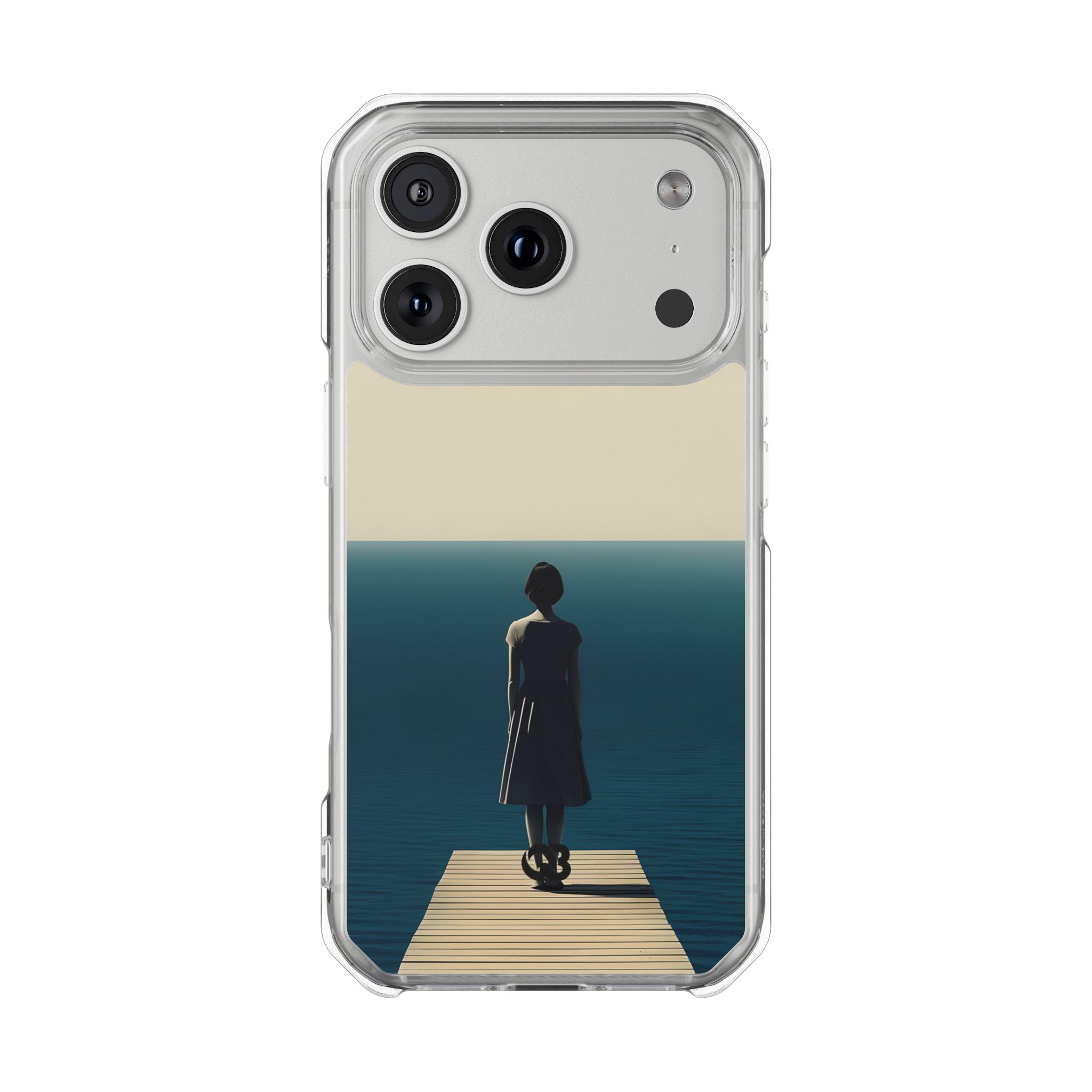 Solitary Blue Horizon · Impact Hoesje voor iPhone · Magsafe