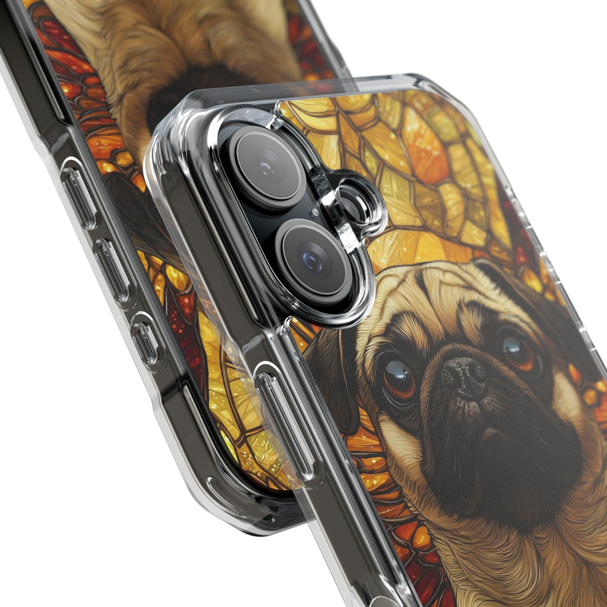 Amber Pug Divinity · Impact Phone Case for iPhone · Magsafe