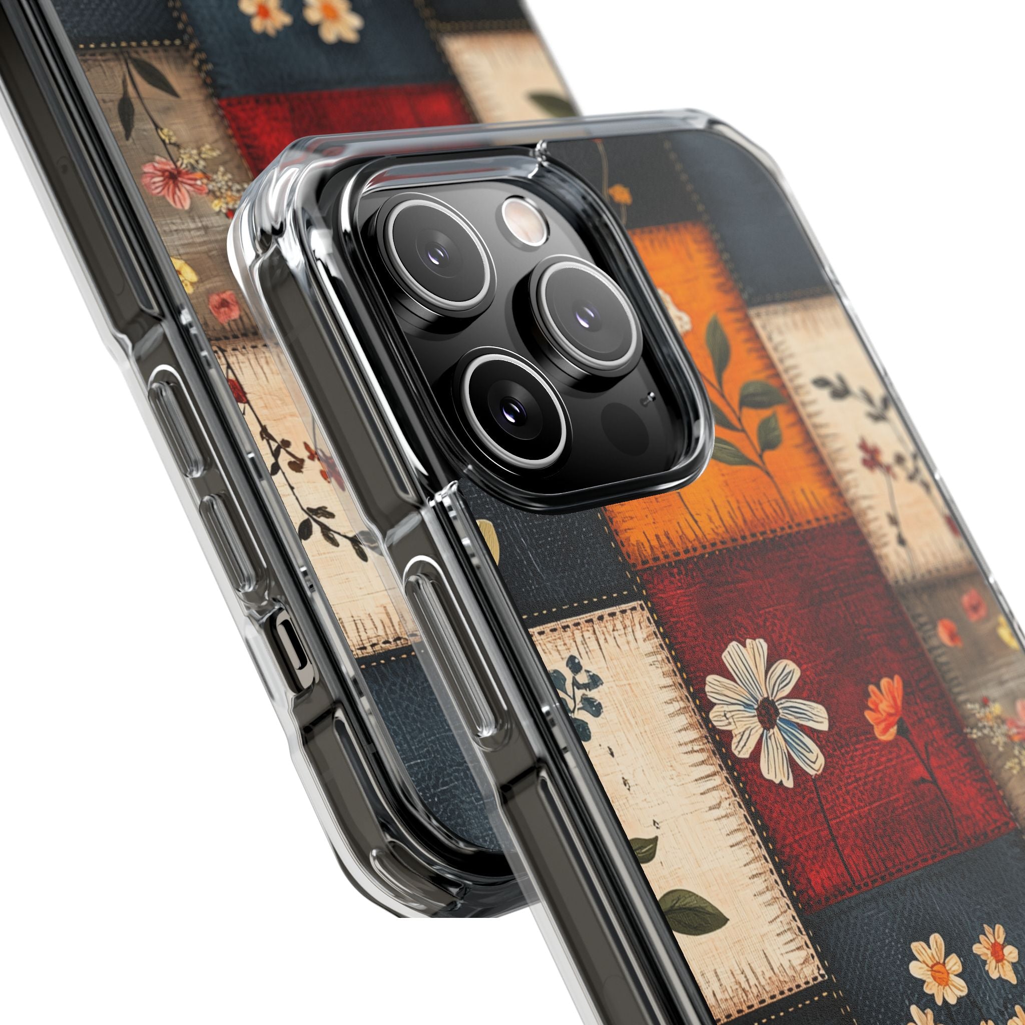 Patchwork Blooms iPhone 14 Pro Max - Impact suojakotelo