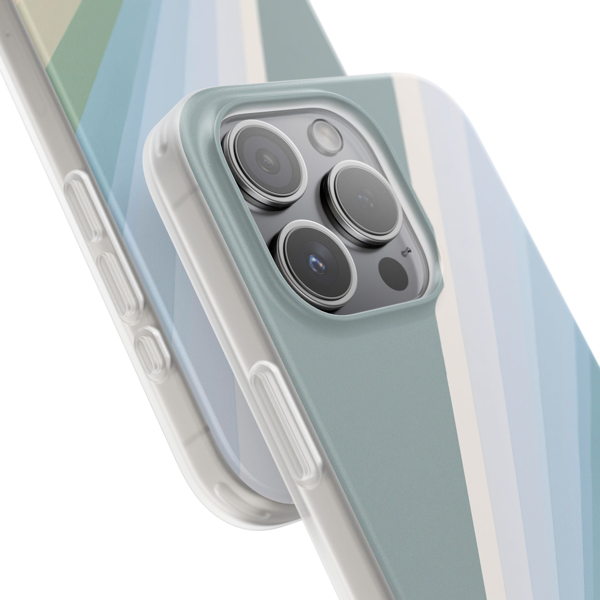 Green Lite Phone Case for iPhone - Sage Prism Beam