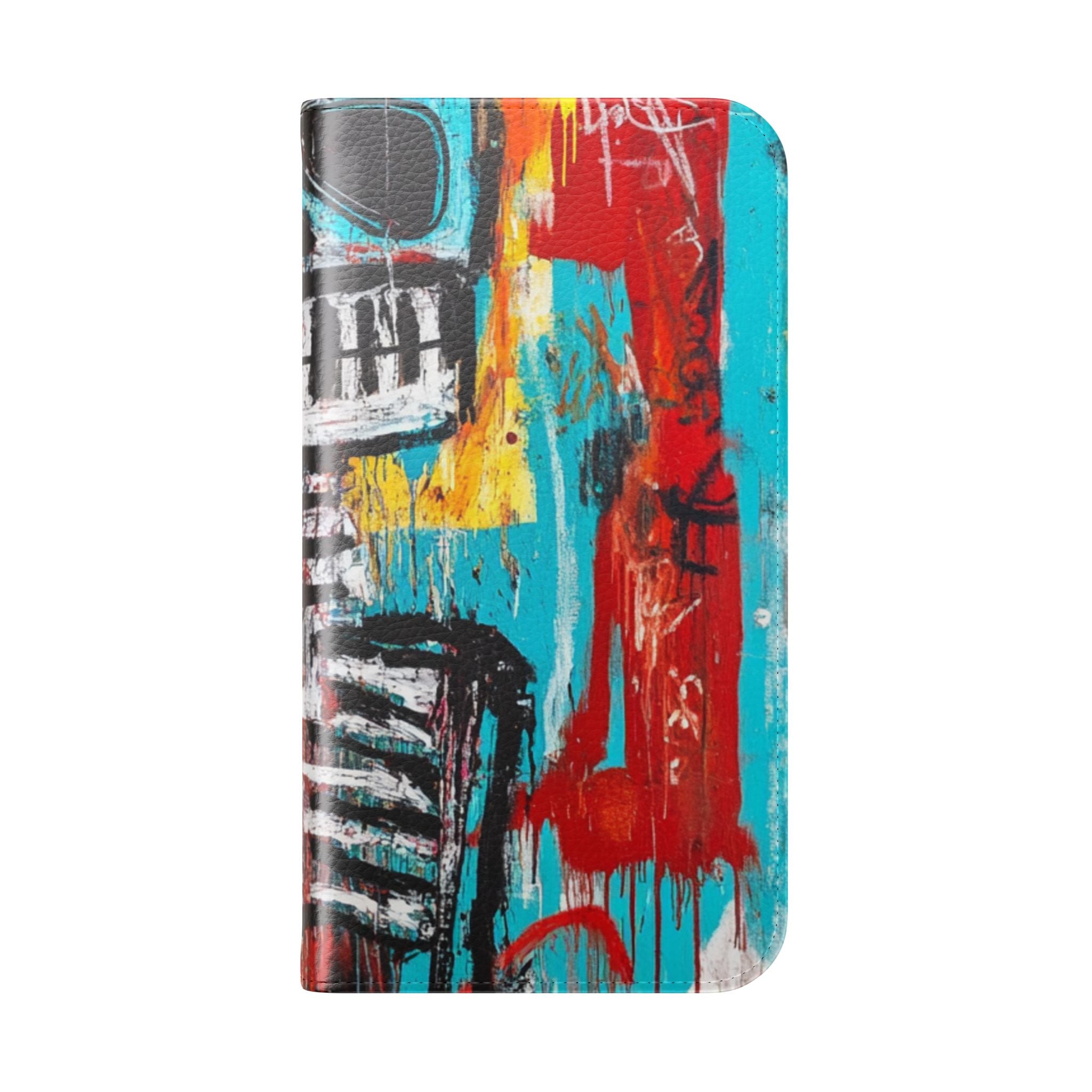 Neon Skull Chaos - iPhone 16 Pro Case - Wallet