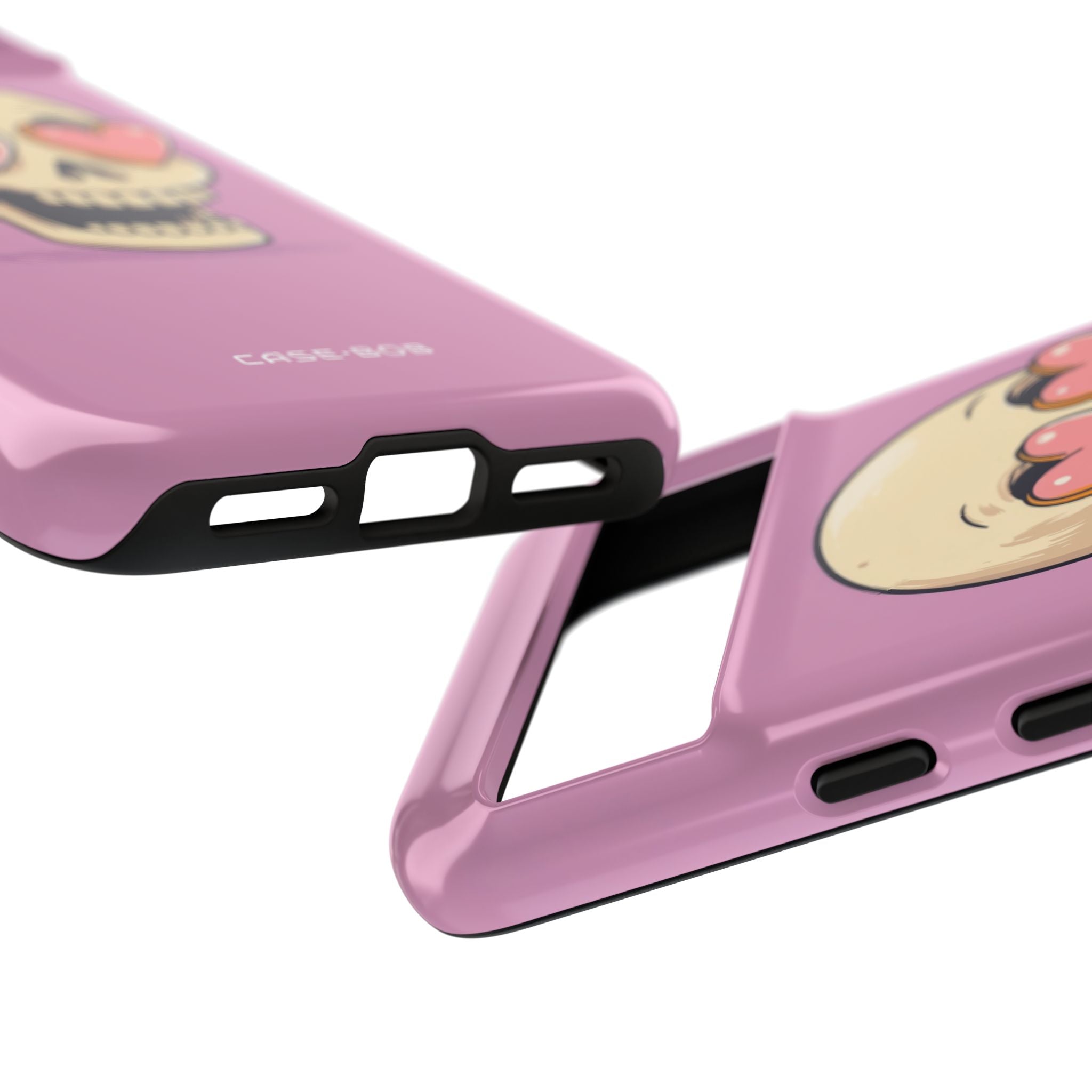 Herzäugiger Totenkopf Google Pixel 8 Case - Tough