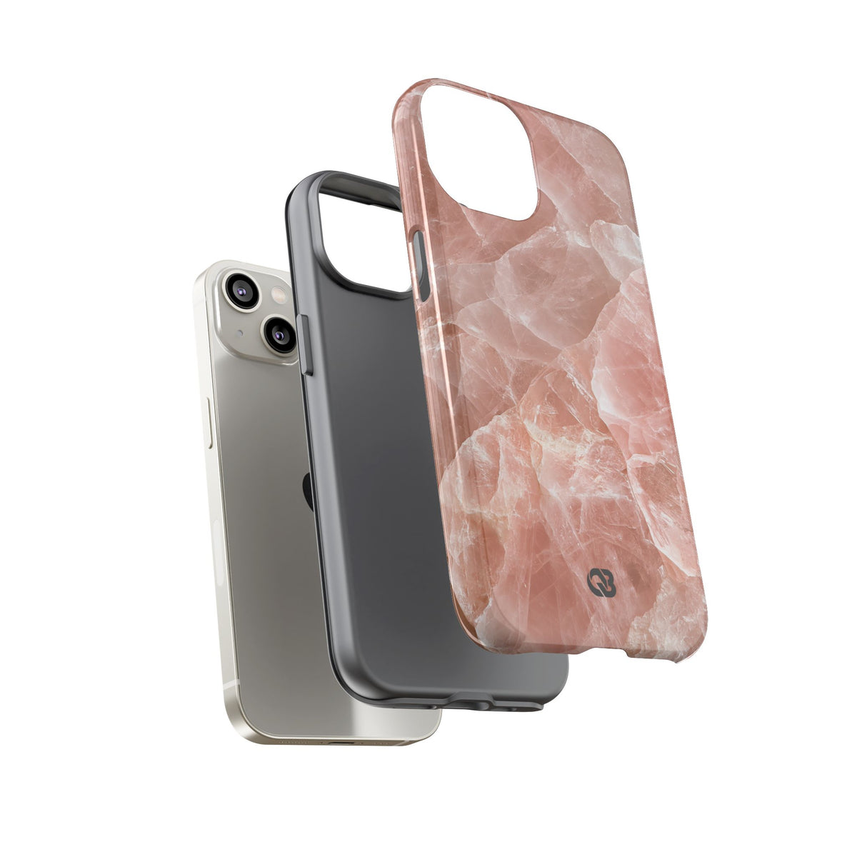 Rose Quartz Facet · Tough Phone Case for iPhone · Pink