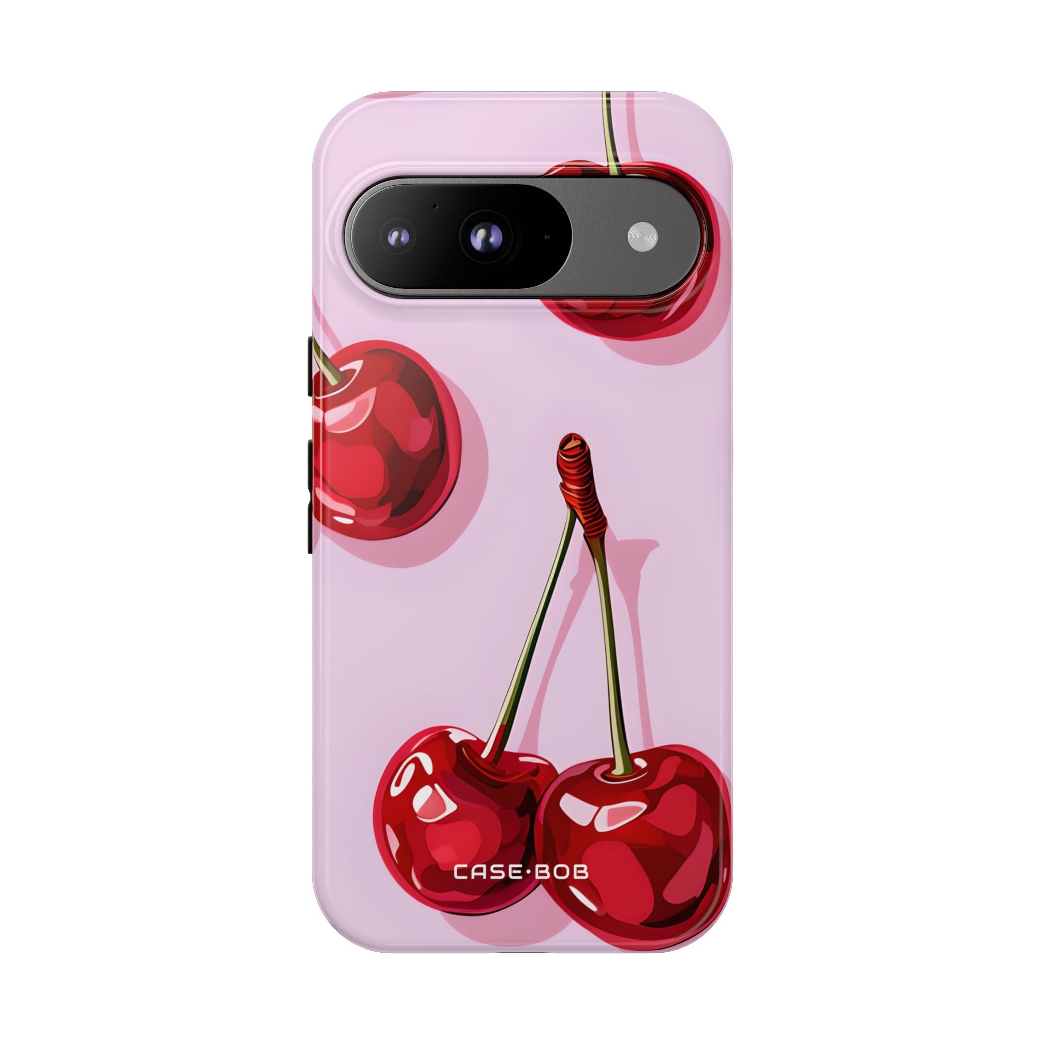 Glossy Cherry Burst Google Pixel 9 Case - Tough - CASE•BOB