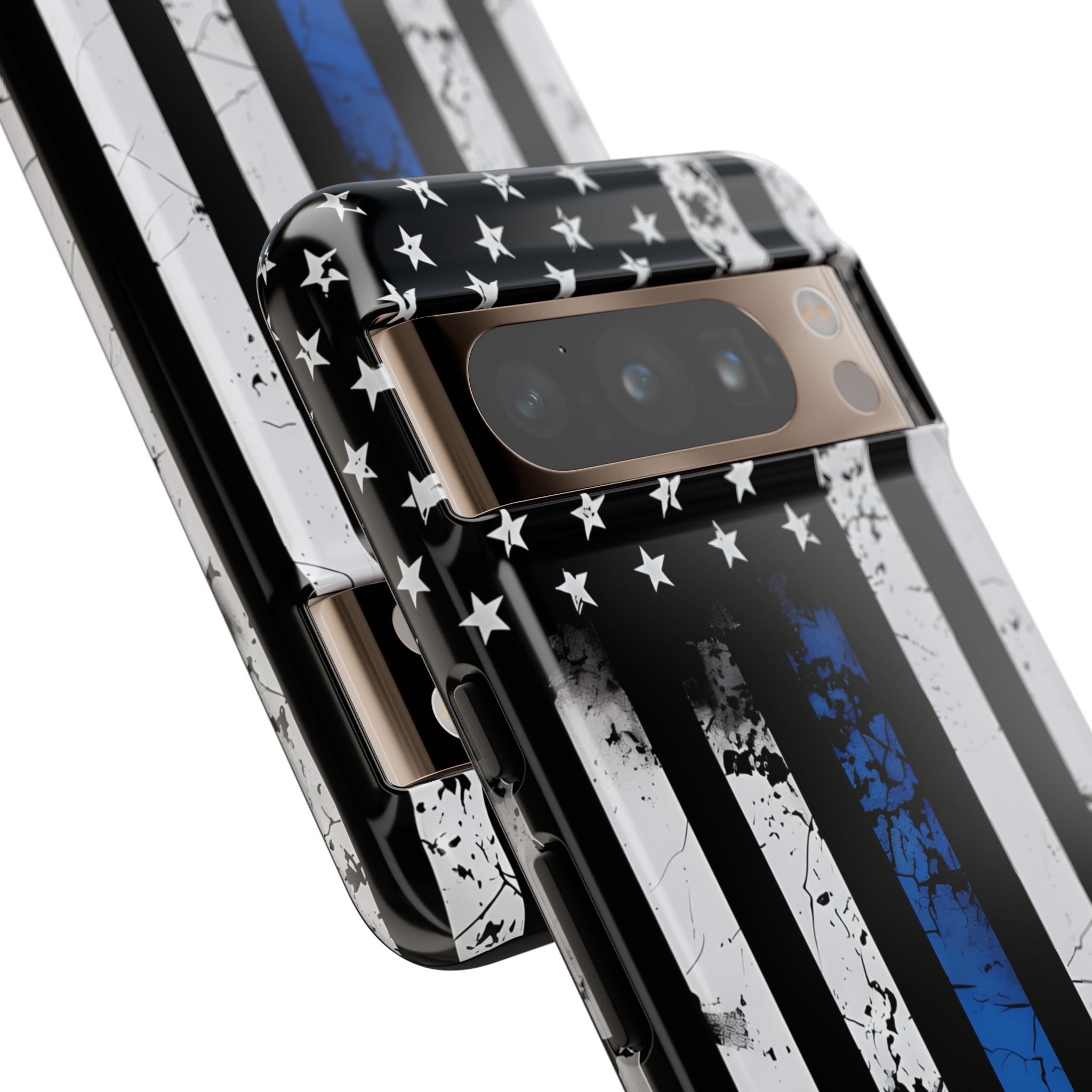 Gritty Cobalt Flag · Tough Phone Case for Google Pixel