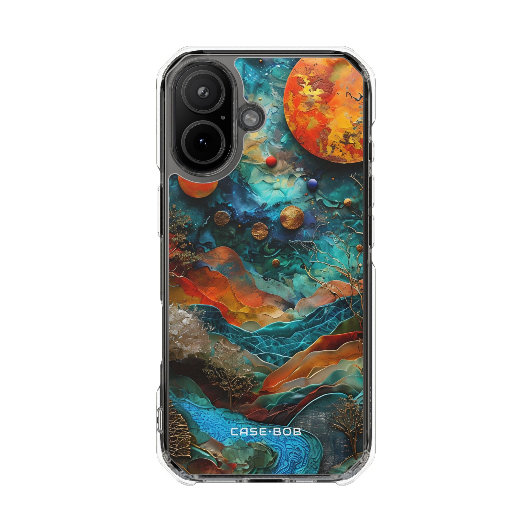 Solar Orb Glow iPhone 17 Case - Impact