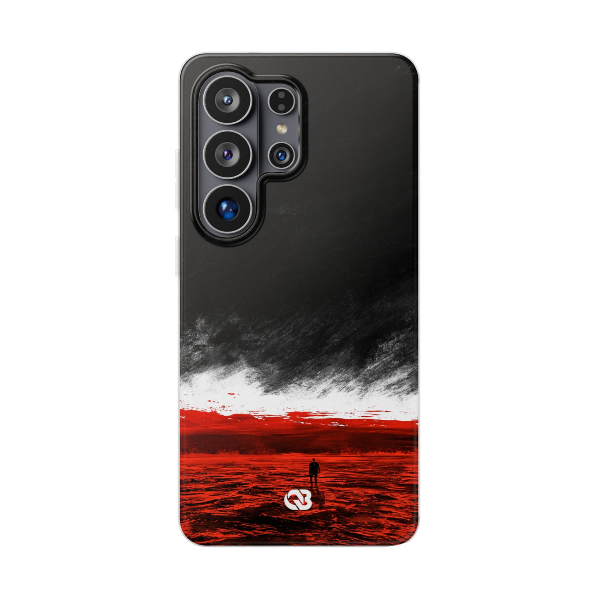 Crimson Horizon · Lite Phone Case for Samsung · Black