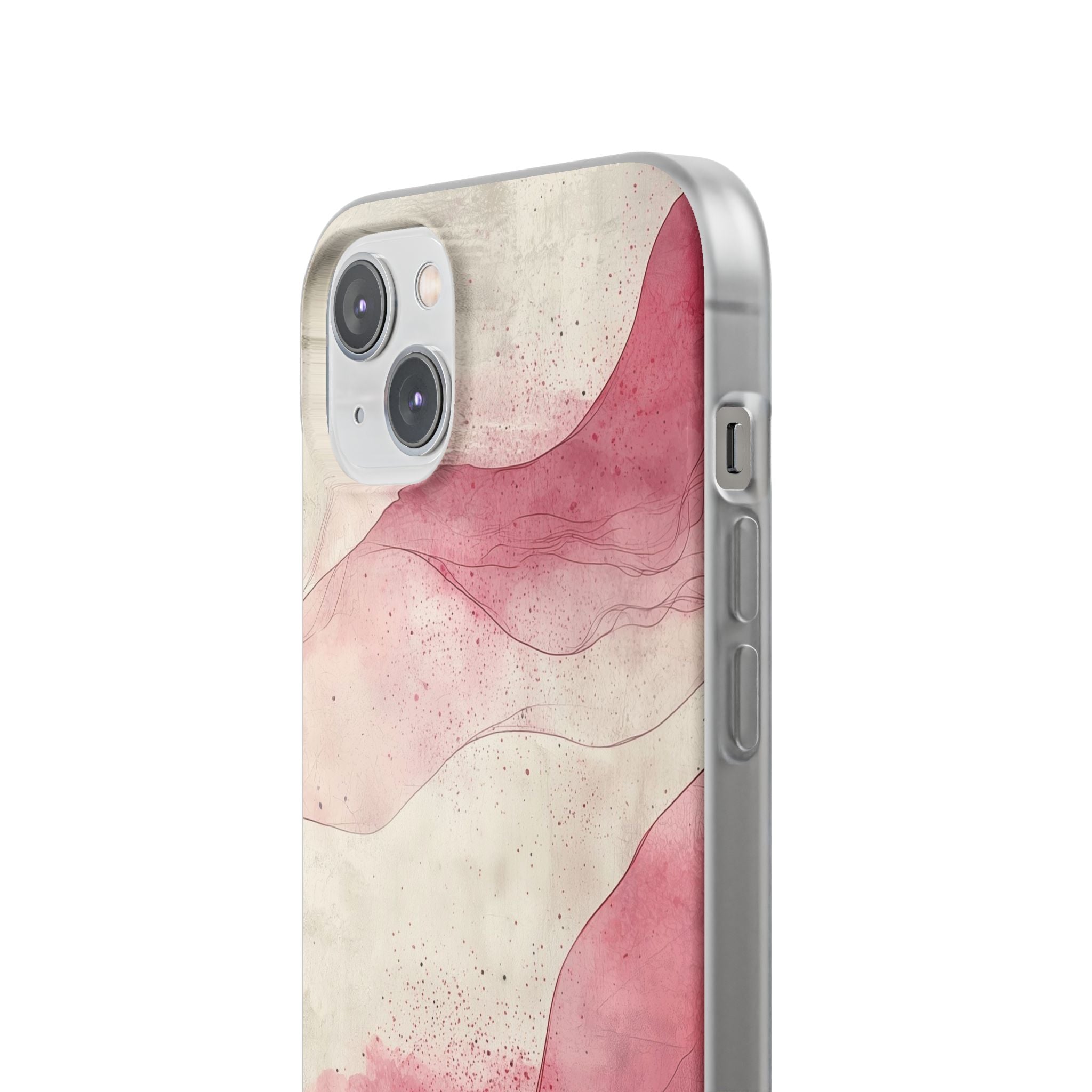 Crimson Waves iPhone 14 Plus Case - Soft