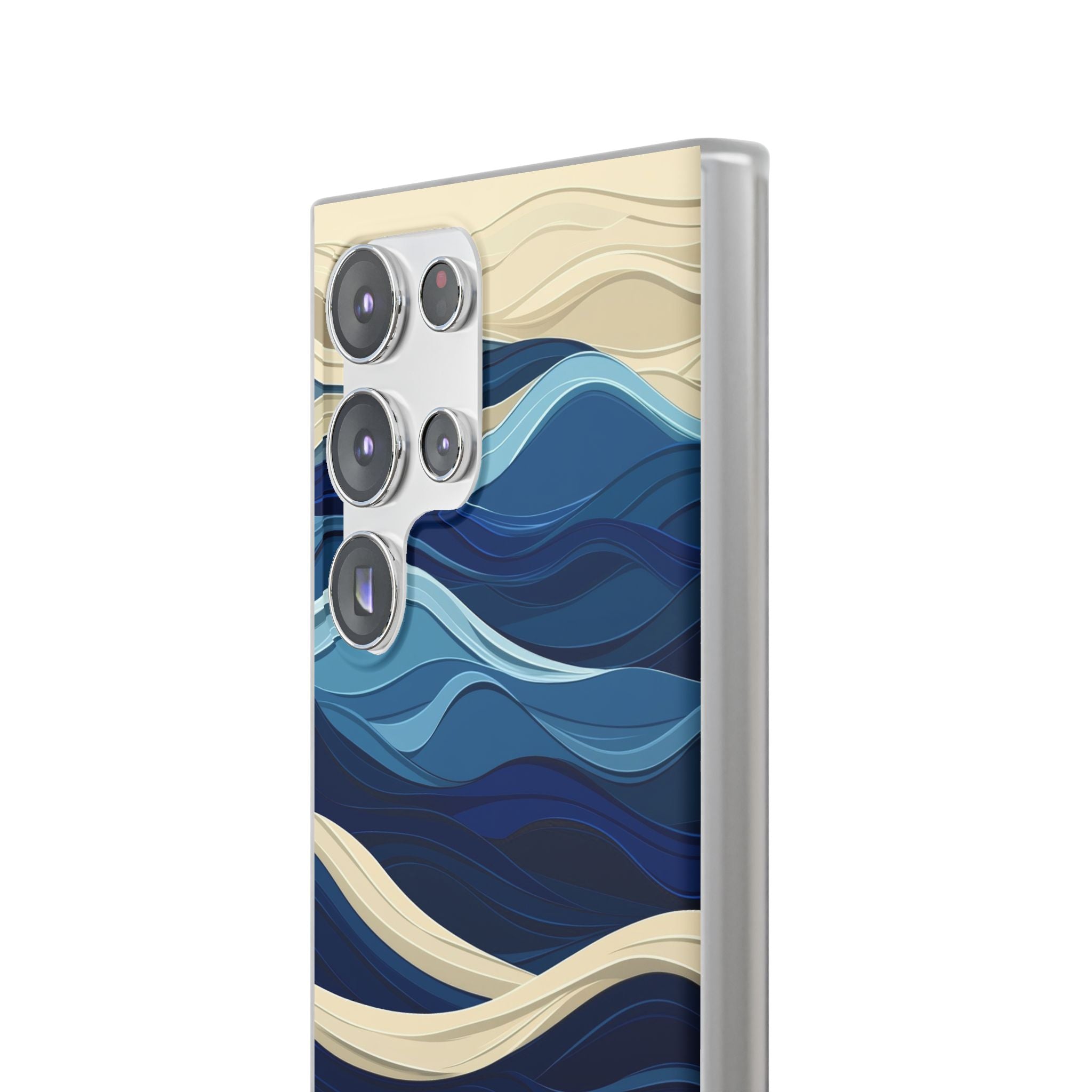 Cobalt Coast Layers · Soft Custodia per Samsung