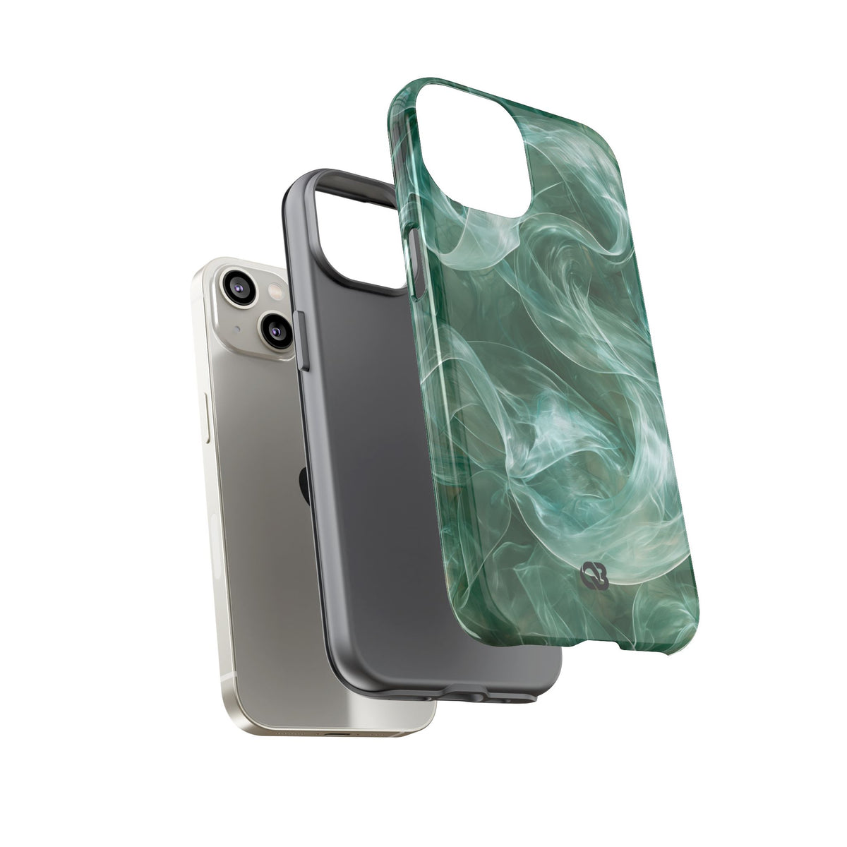 Translucent Aqua Flow · Tough Phone Case for iPhone · Teal