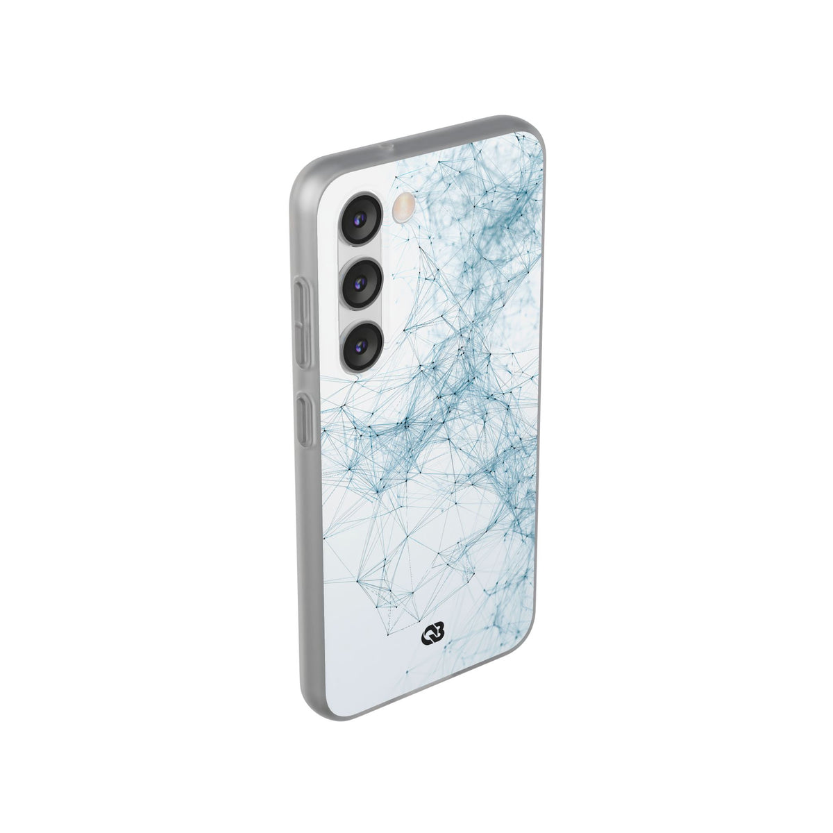Blue Lite Phone Case for Samsung - Glacial Neural Web