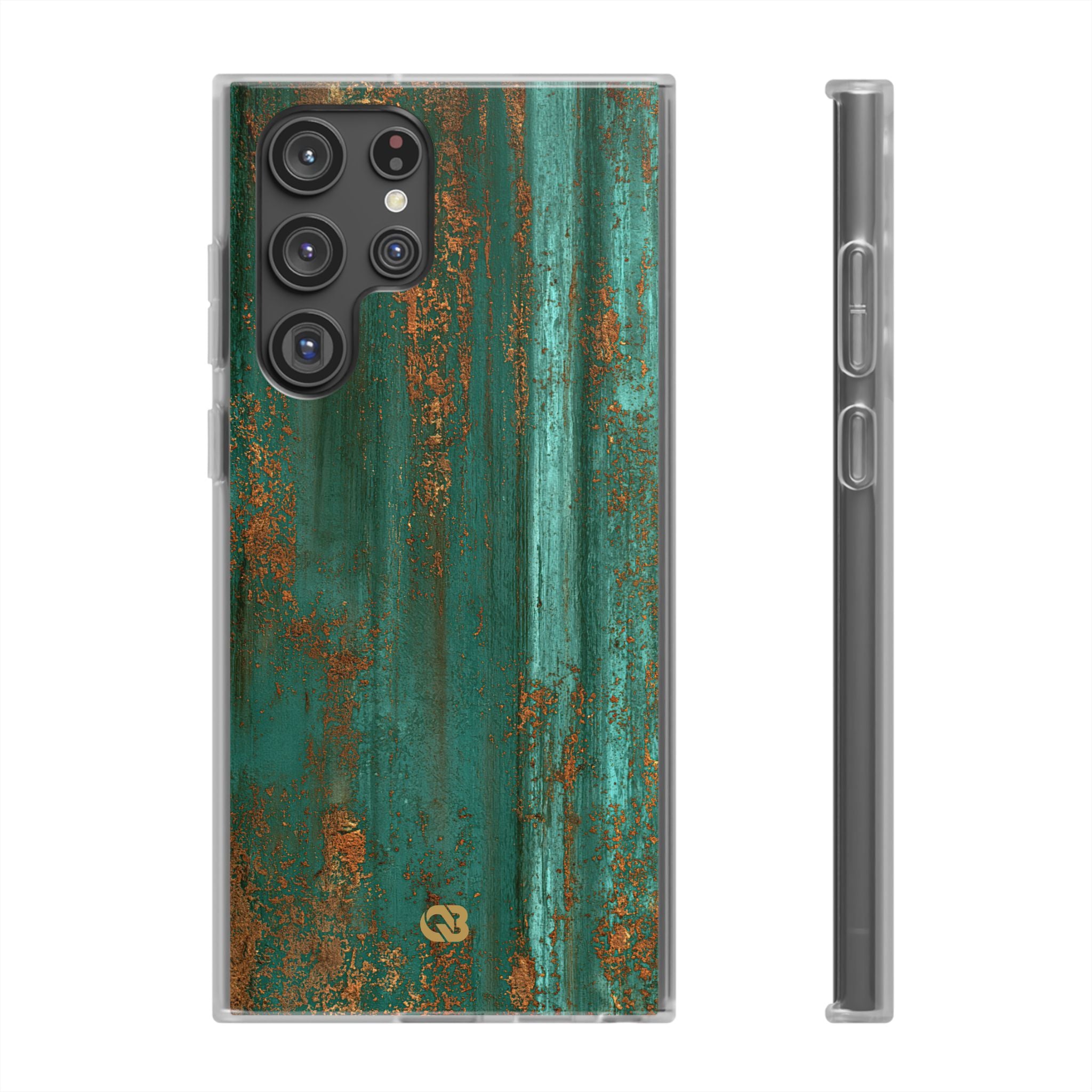 Teal Lite Phone Case for Samsung - Verdigris Copper Siding