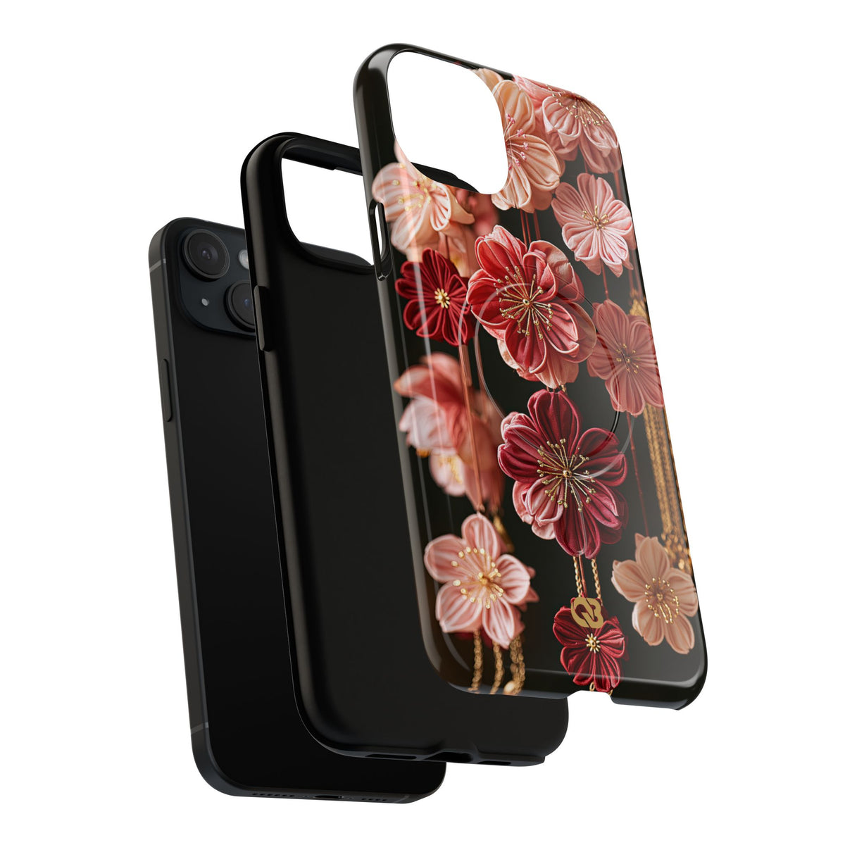 Silk Blossom Kanzashi · Tough 2.0 Magnetic Phone Case for iPhone · Pink