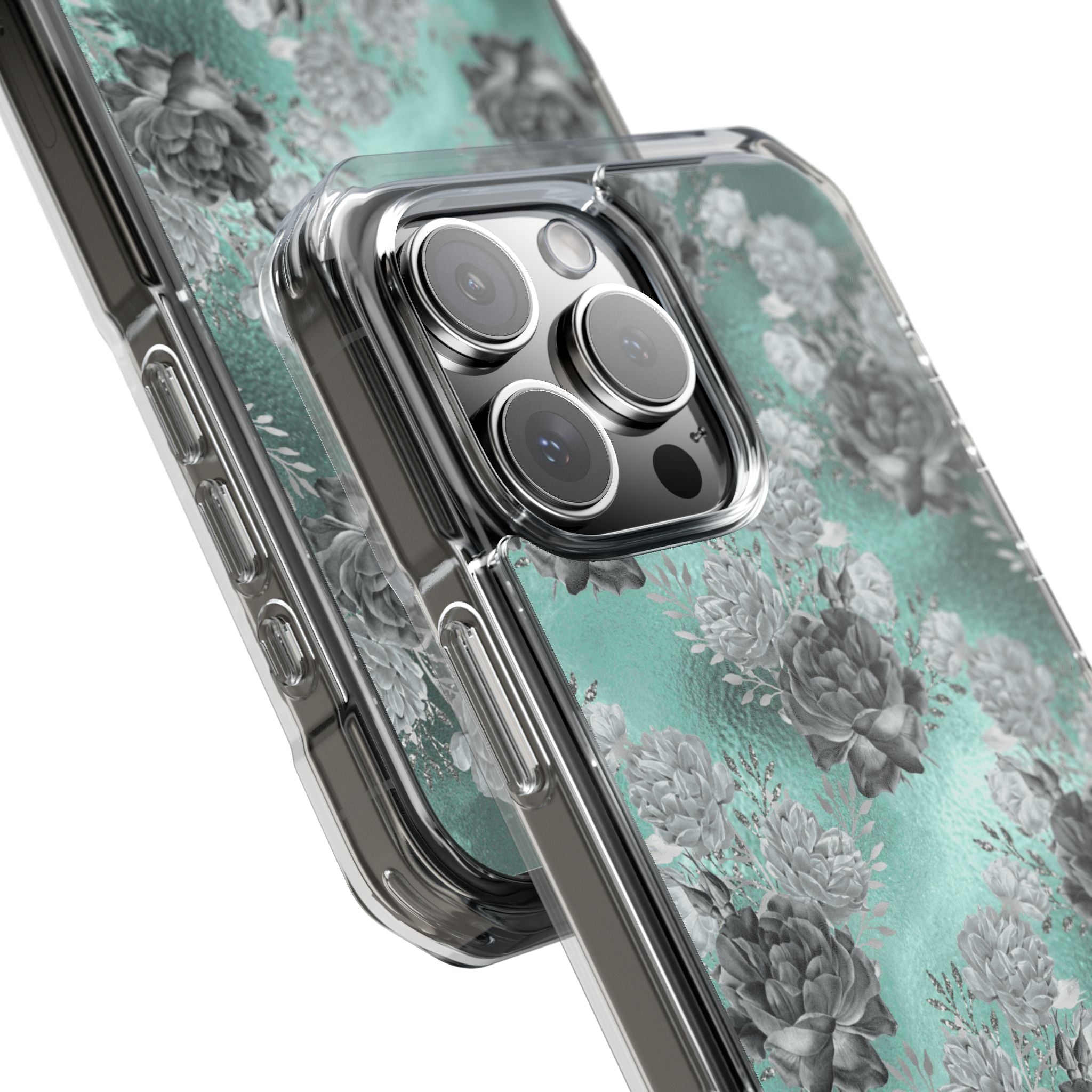 Frost Mint Floral · Impact Magsafe