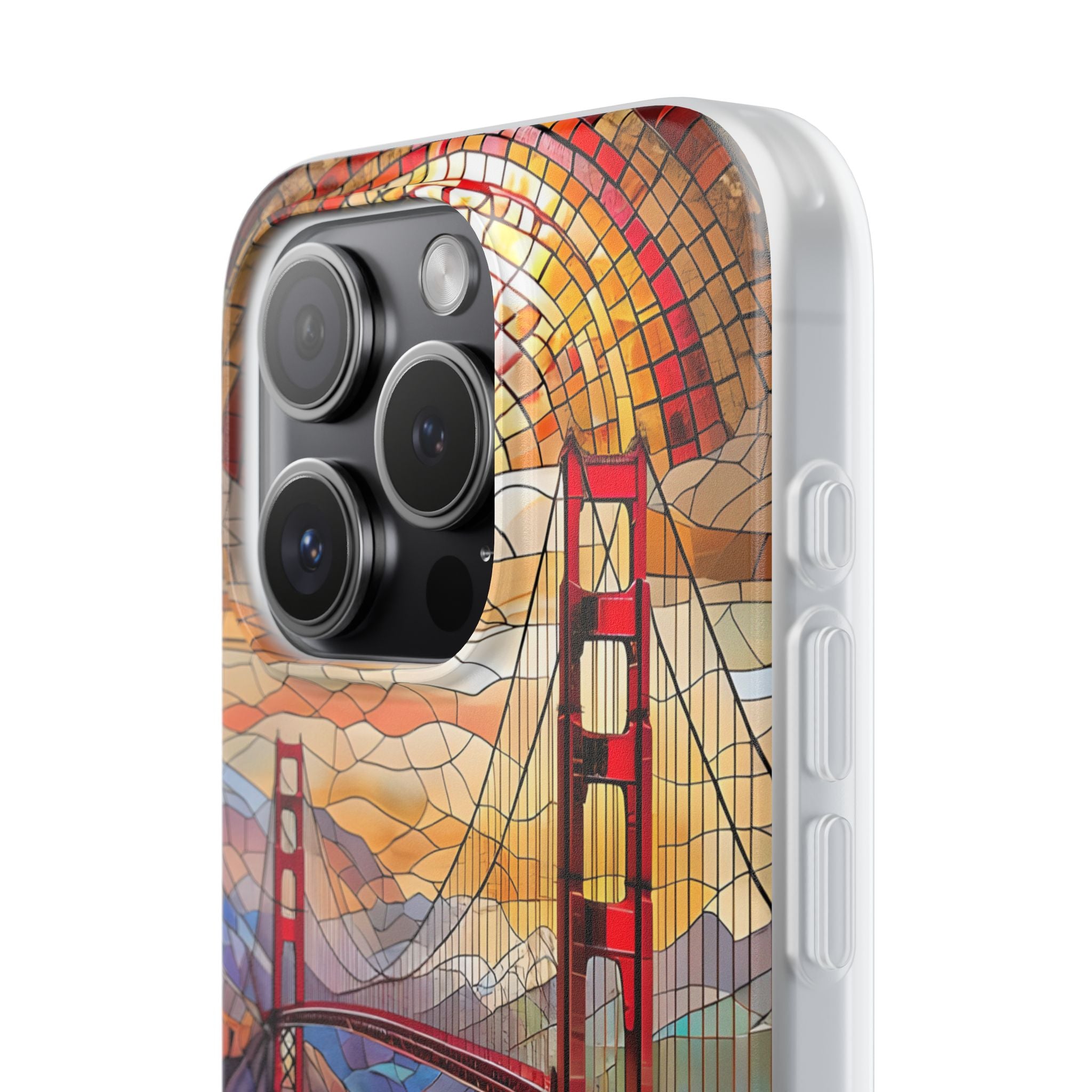 Crimson Arch Coast · Soft Custodia per iPhone