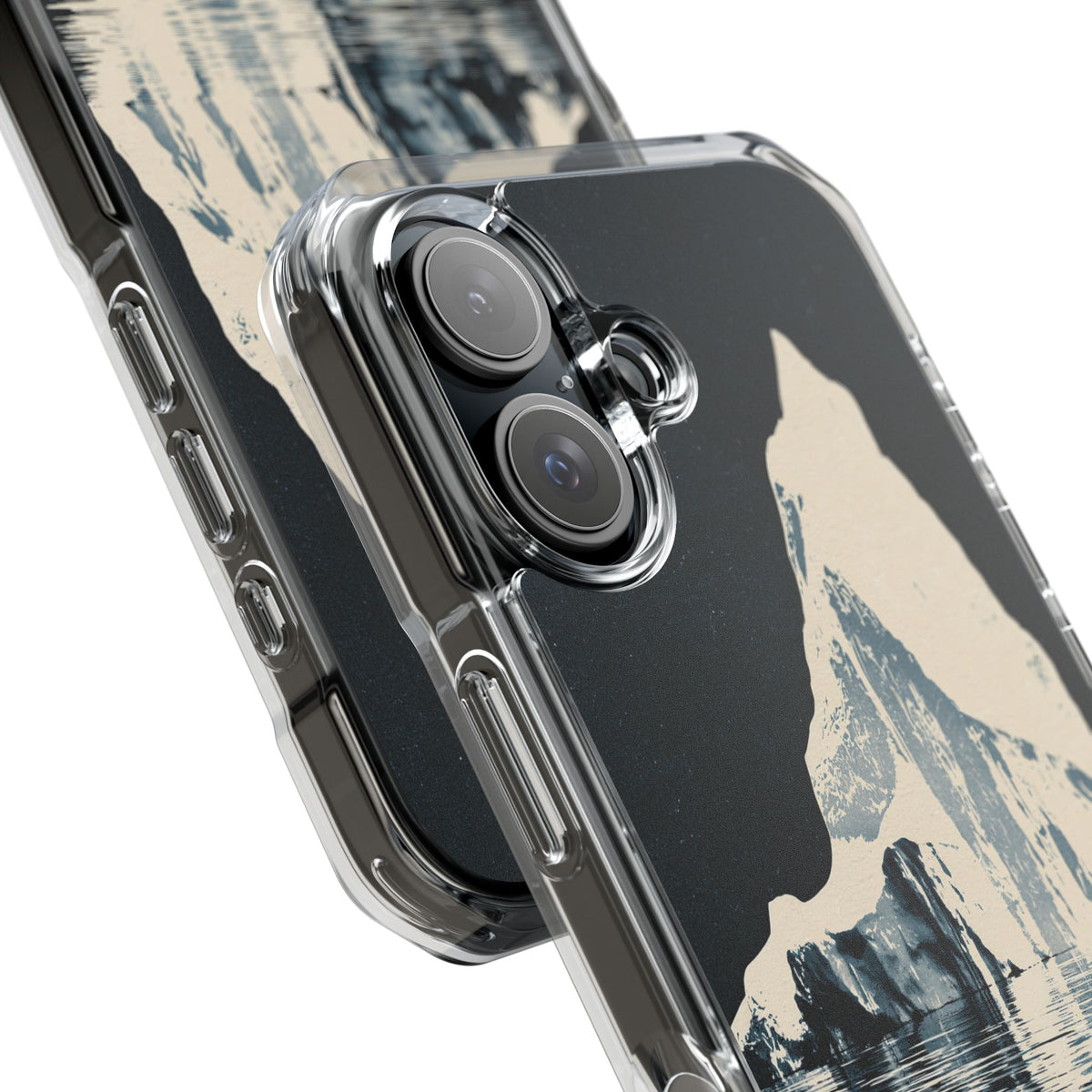 Blue Impact MagSafe Phone Case for iPhone - Frozen Navy Monolith