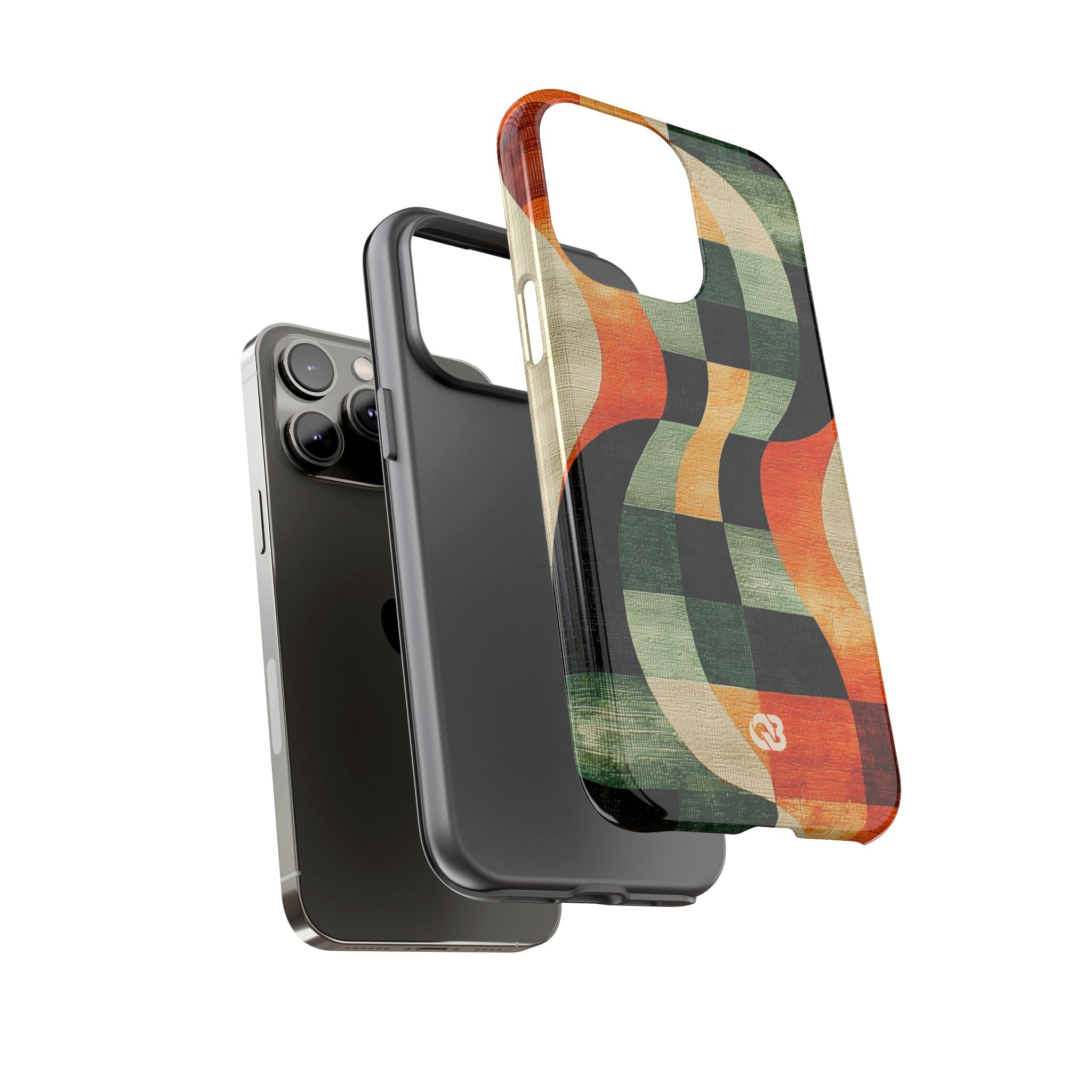 Burnt Orange Curve · Tough Etui na telefon dla iPhone