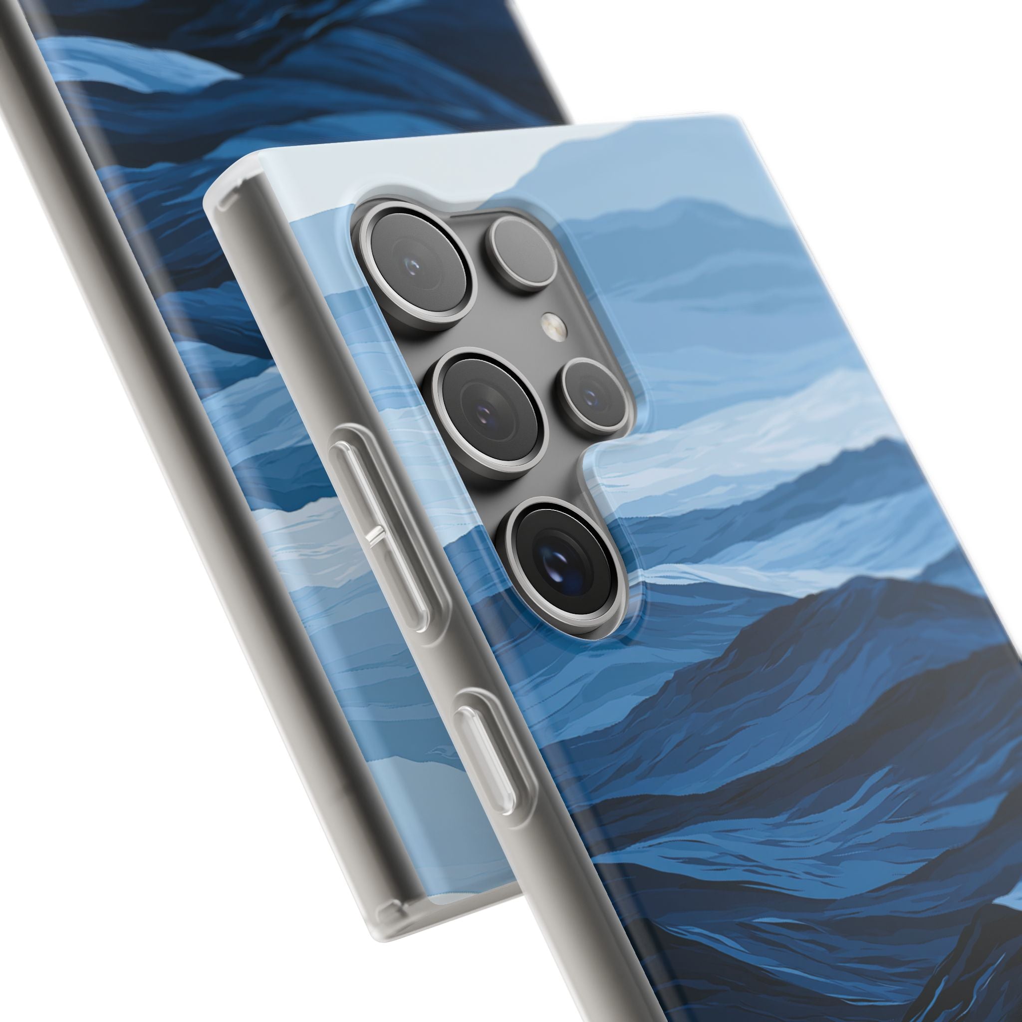 Blue Lite Phone Case for Samsung - Cobalt Ridge Tides