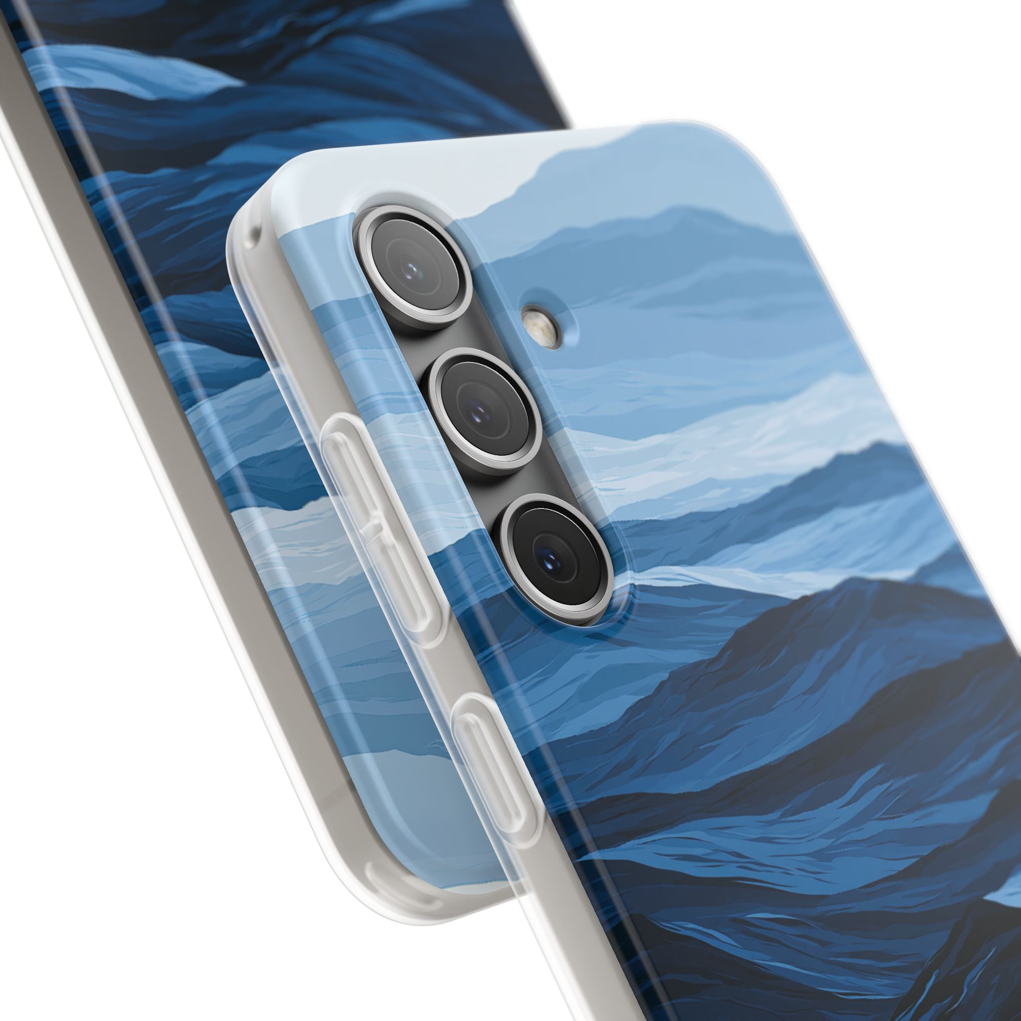 Blue Lite Phone Case for Samsung - Cobalt Ridge Tides