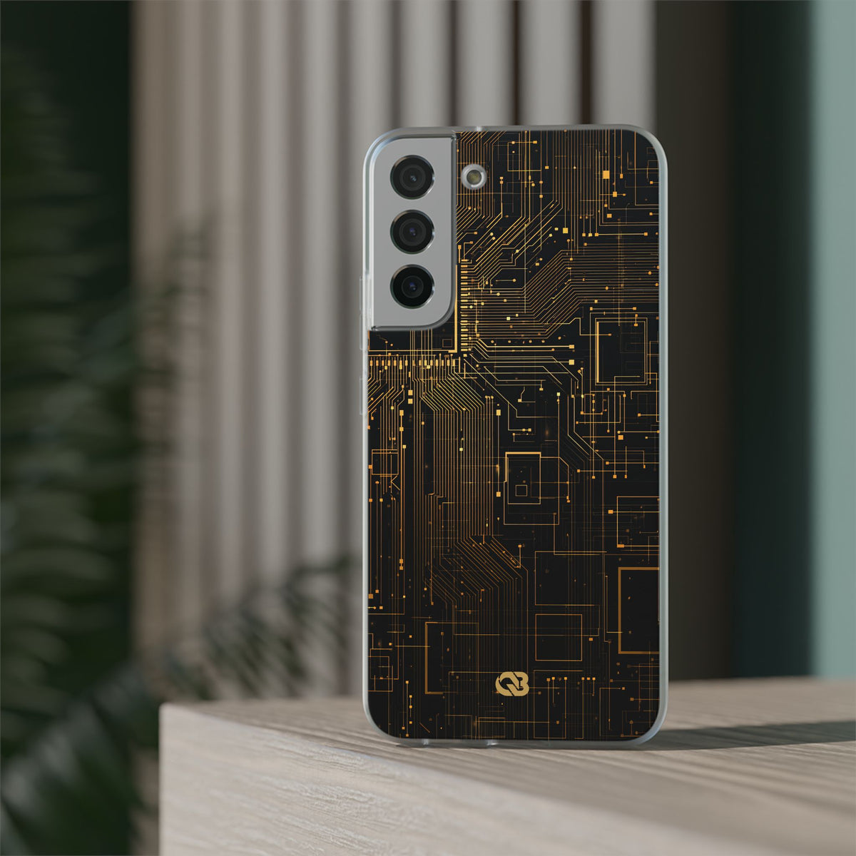 Gold Lite Phone Case for Samsung - Amber Core Mainframe